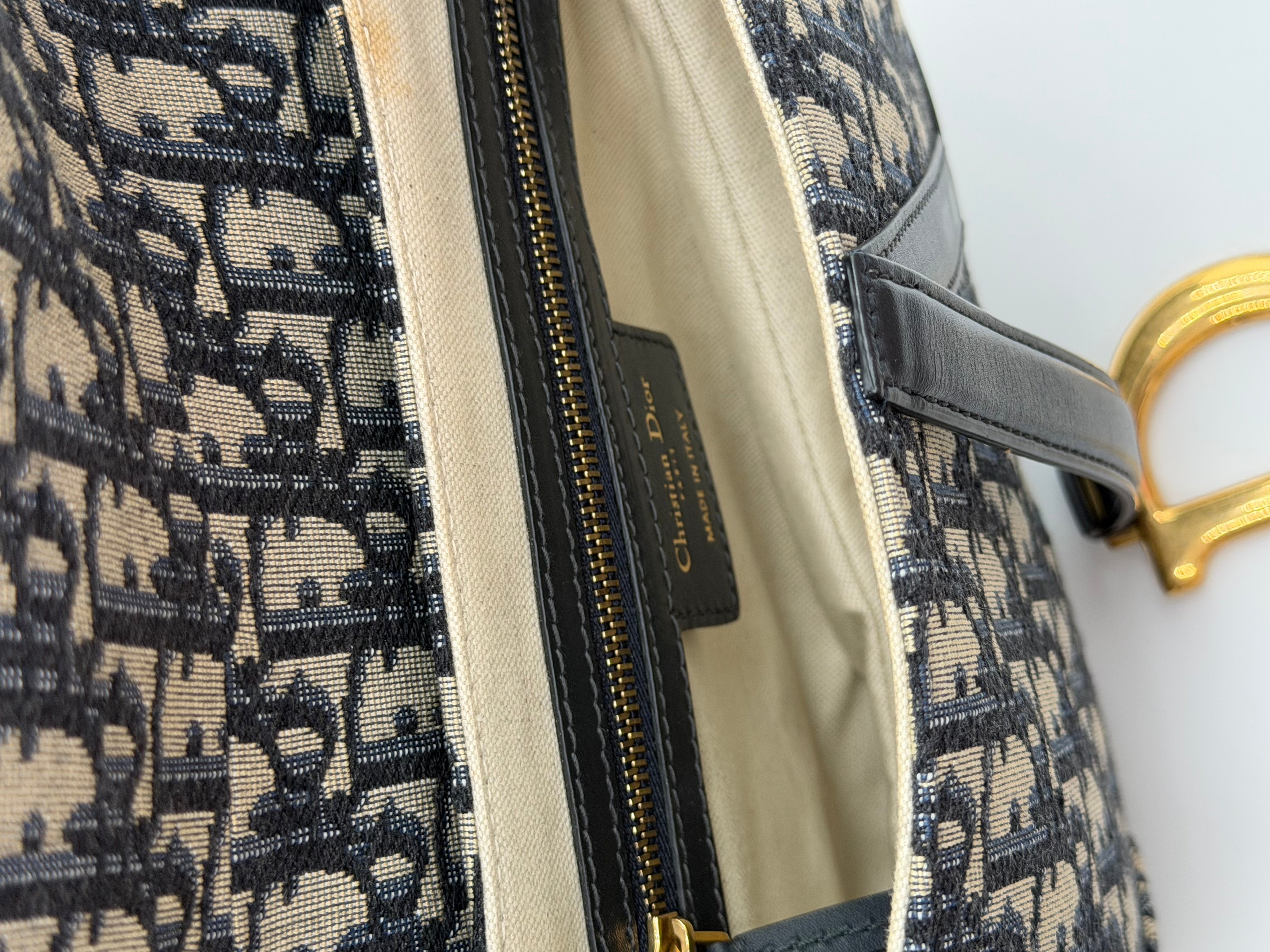 Christian Dior Oblique Saddle Bag