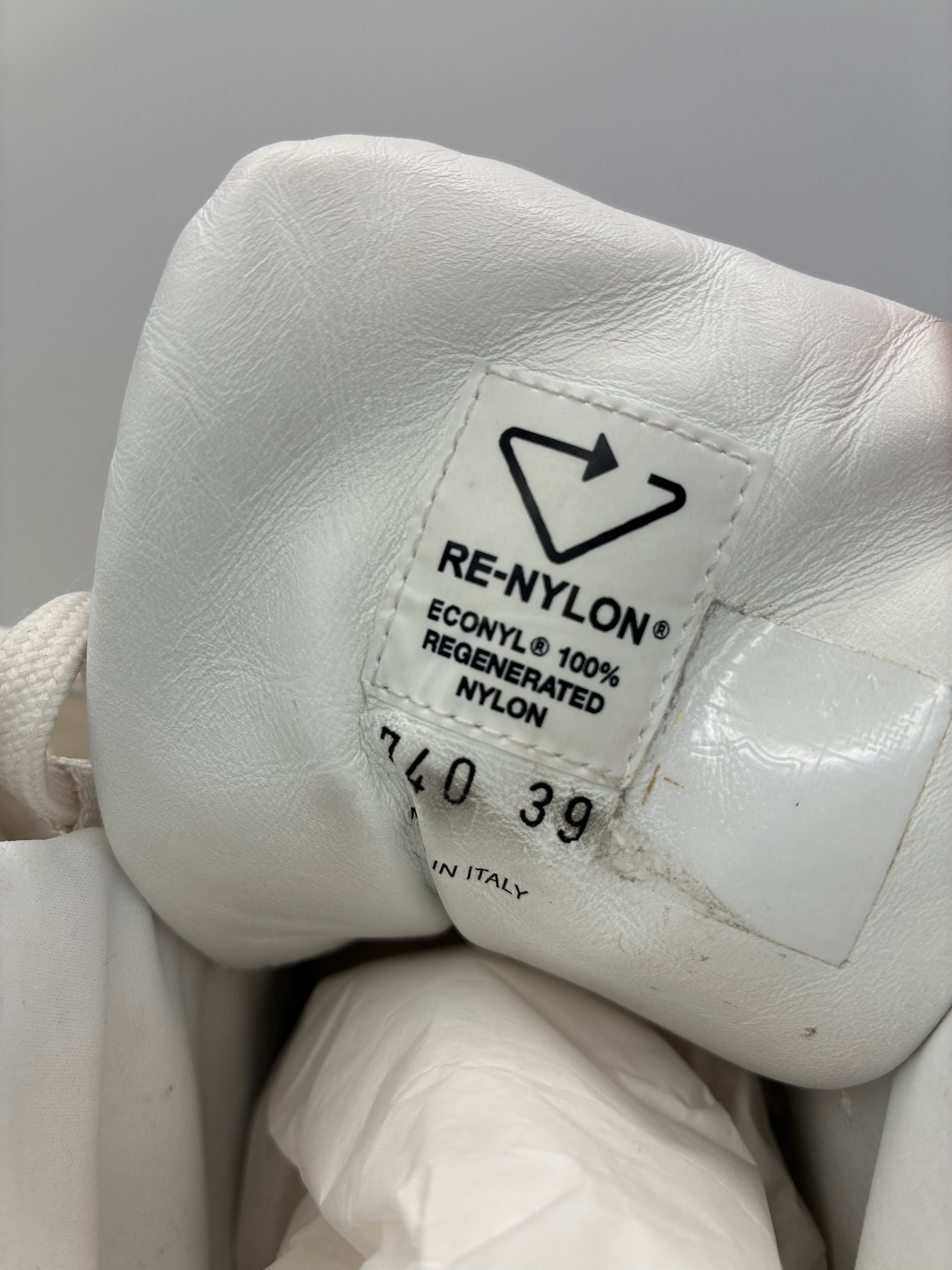 Prada Rush Piuma Nylon Mid-Top Sneakers