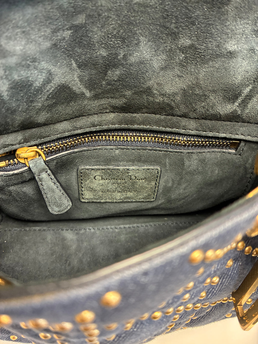 Christian Dior - Supple Mini Lady Dior Denim Handbag