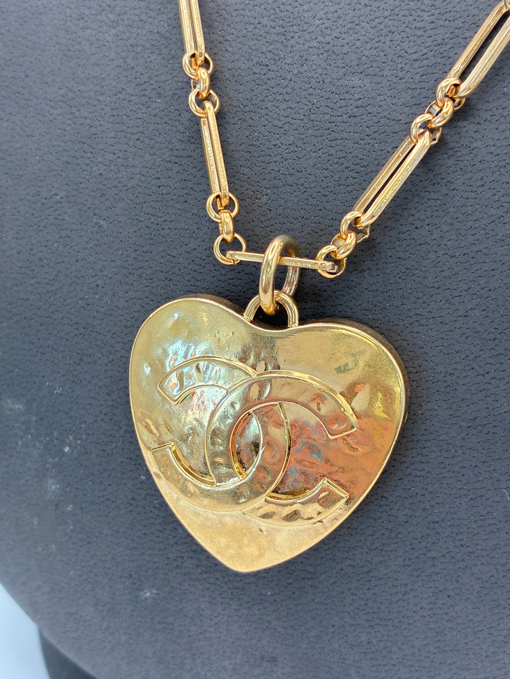 Chanel CC Heart Necklace