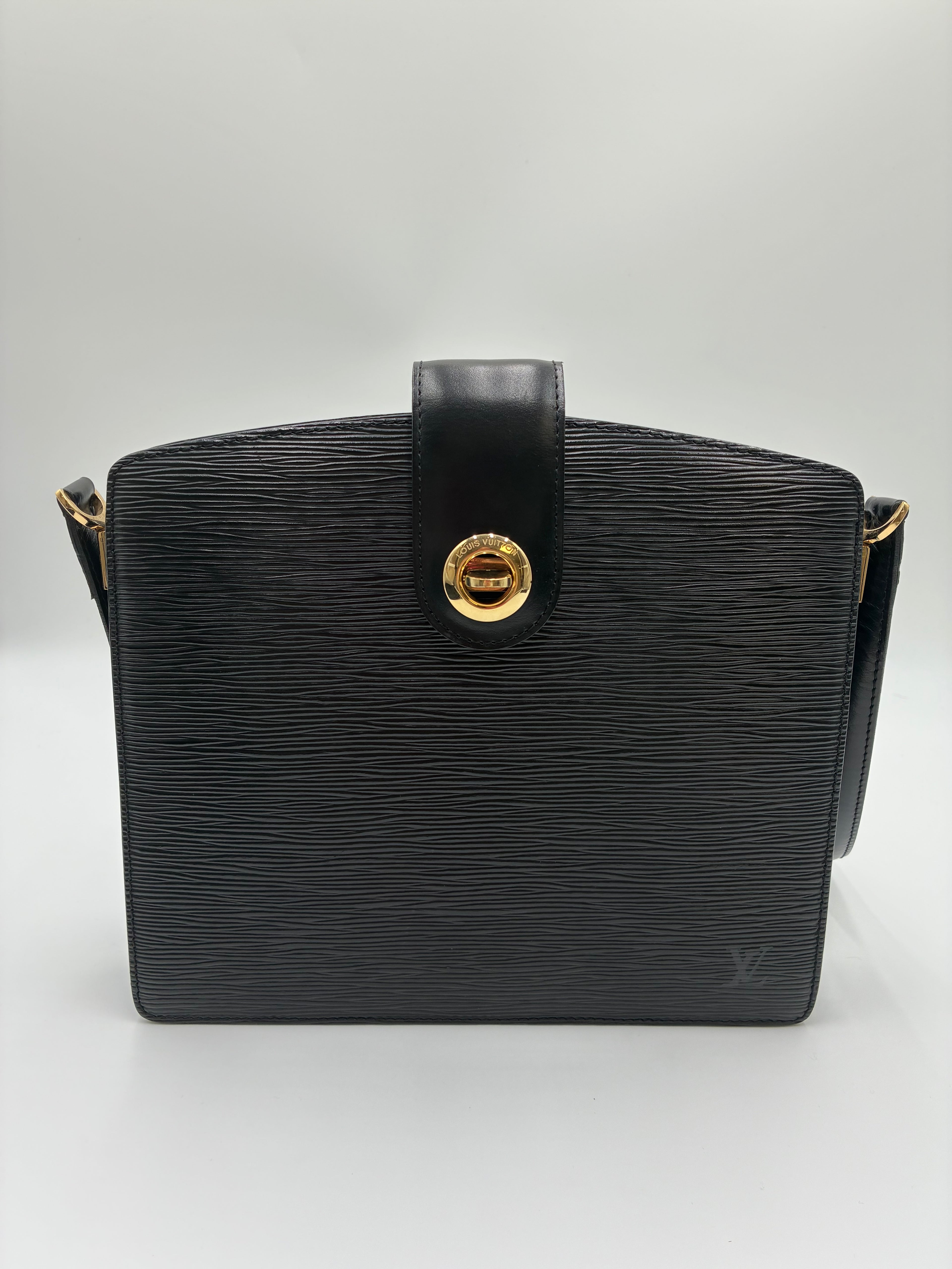 Louis Vuitton Capucines Noir Epi Crossbody