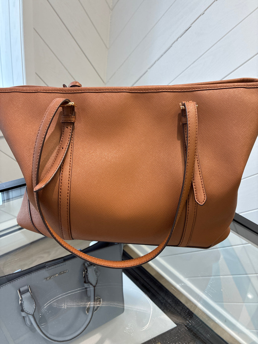 Michael Kors Jet Set Large Saffiani Leather Tote
