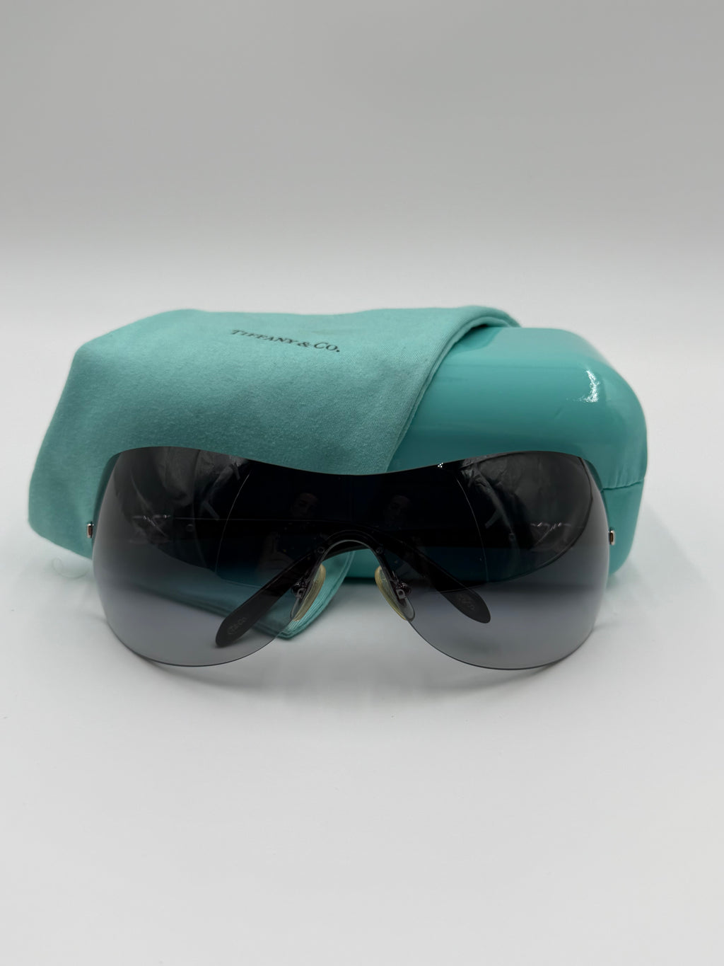 Tiffany & Co. TF3015 rimless shield sunglasses