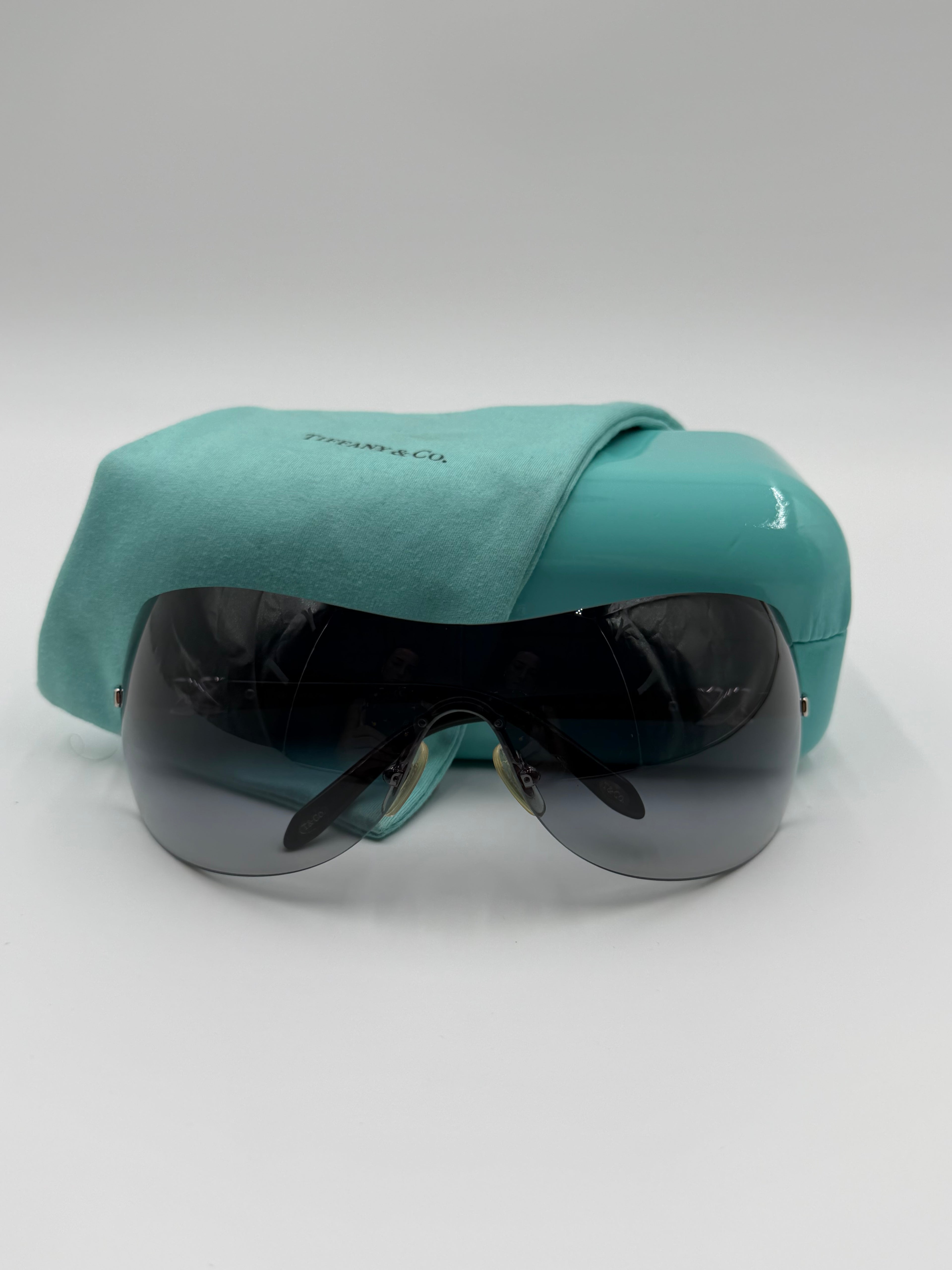 Tiffany & Co. TF3015 rimless shield sunglasses