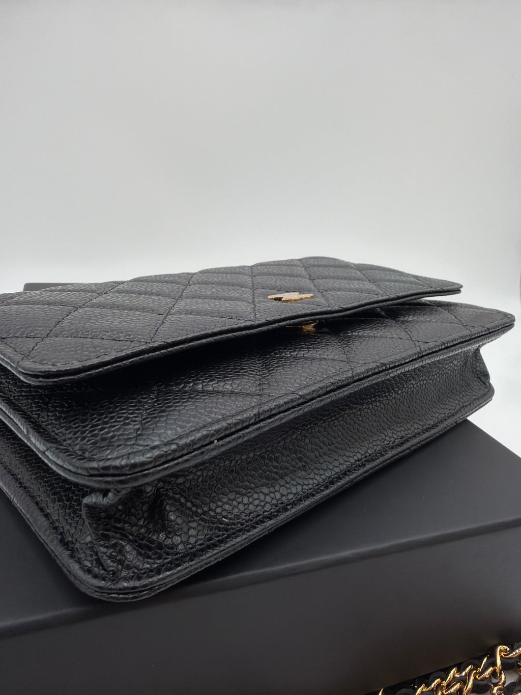 Chanel Caviar WOC Wallet on Chain