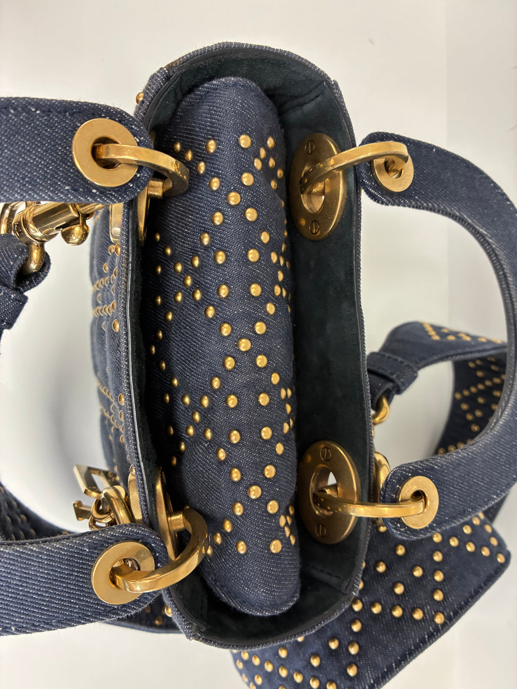Christian Dior - Supple Mini Lady Dior Denim Handbag