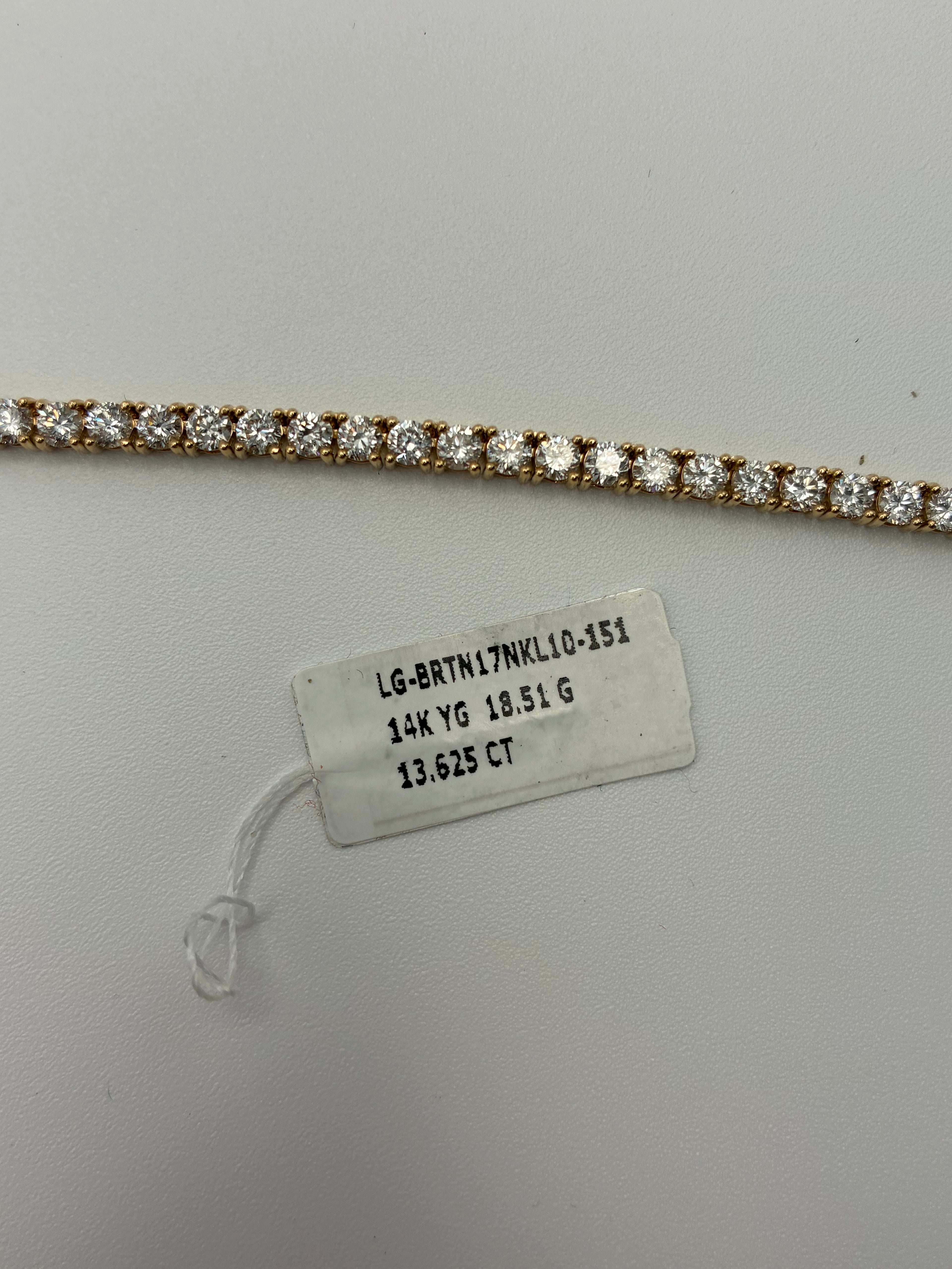 Tennis Necklace 13.625 CT