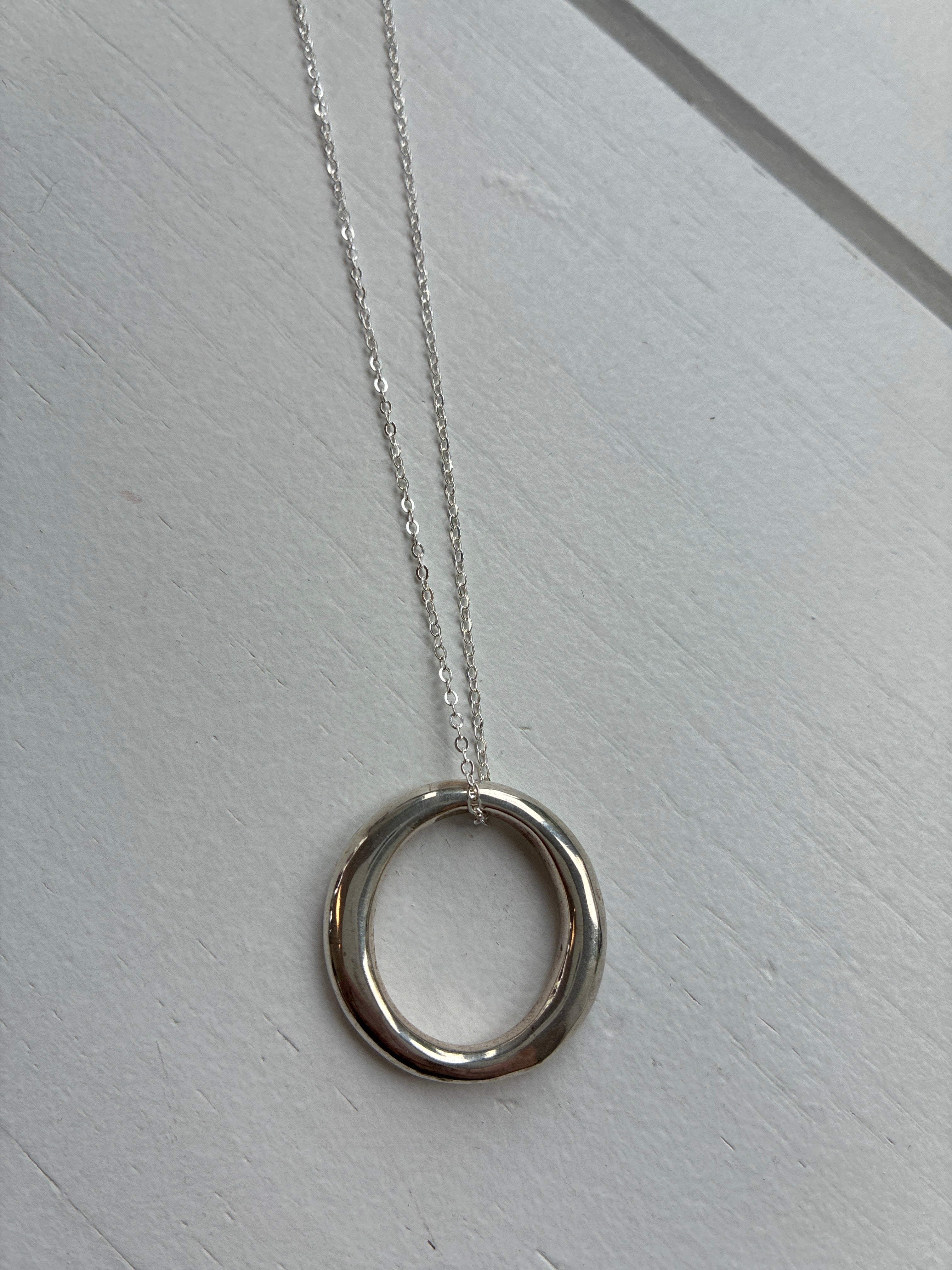 Tiffany & Co. 1837 Circle Pendant Necklace
