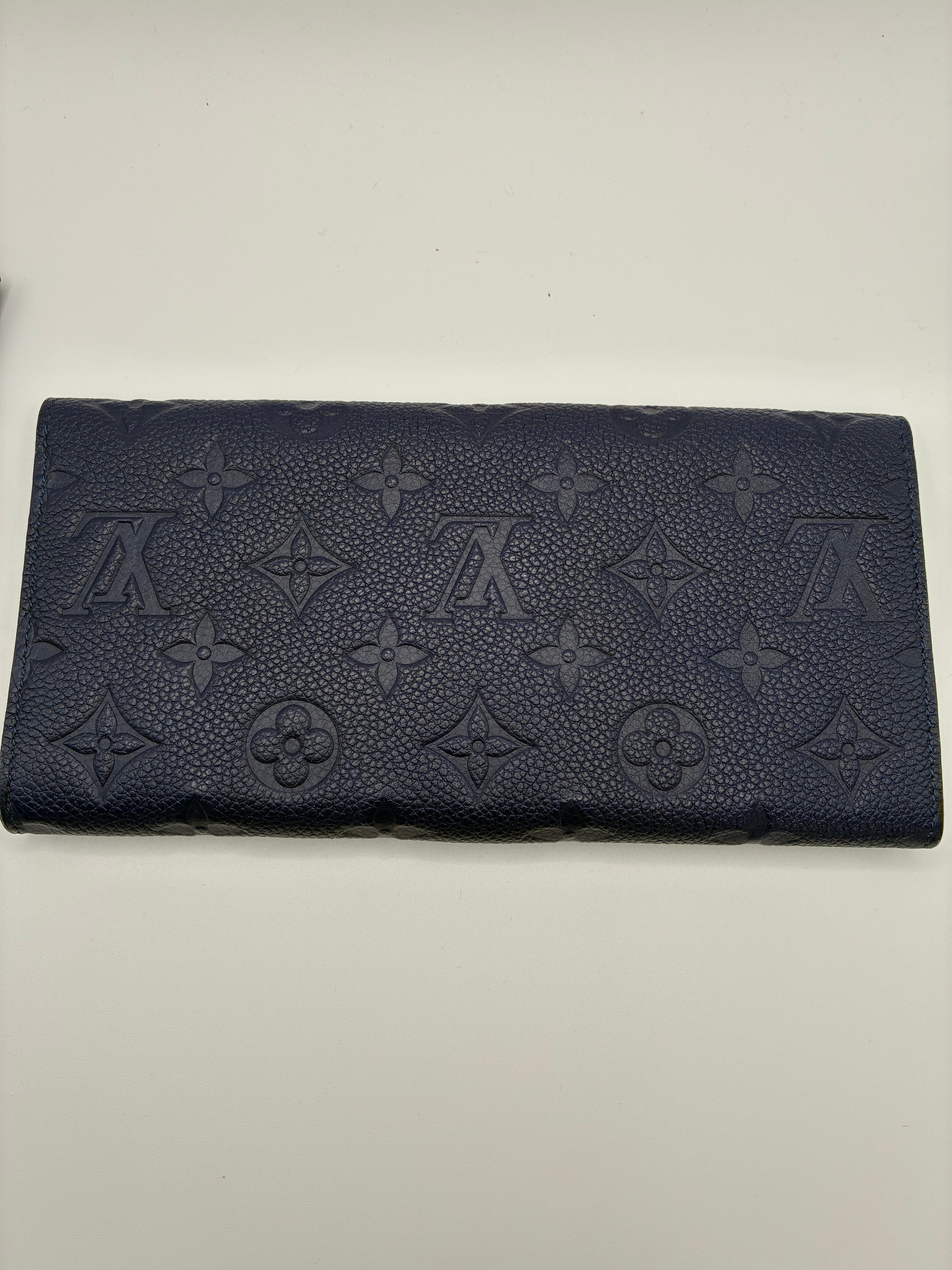 Louis Vuitton Iris Monogram Empreinte Portefeuille Curieuse Wallet & Zipper pouch