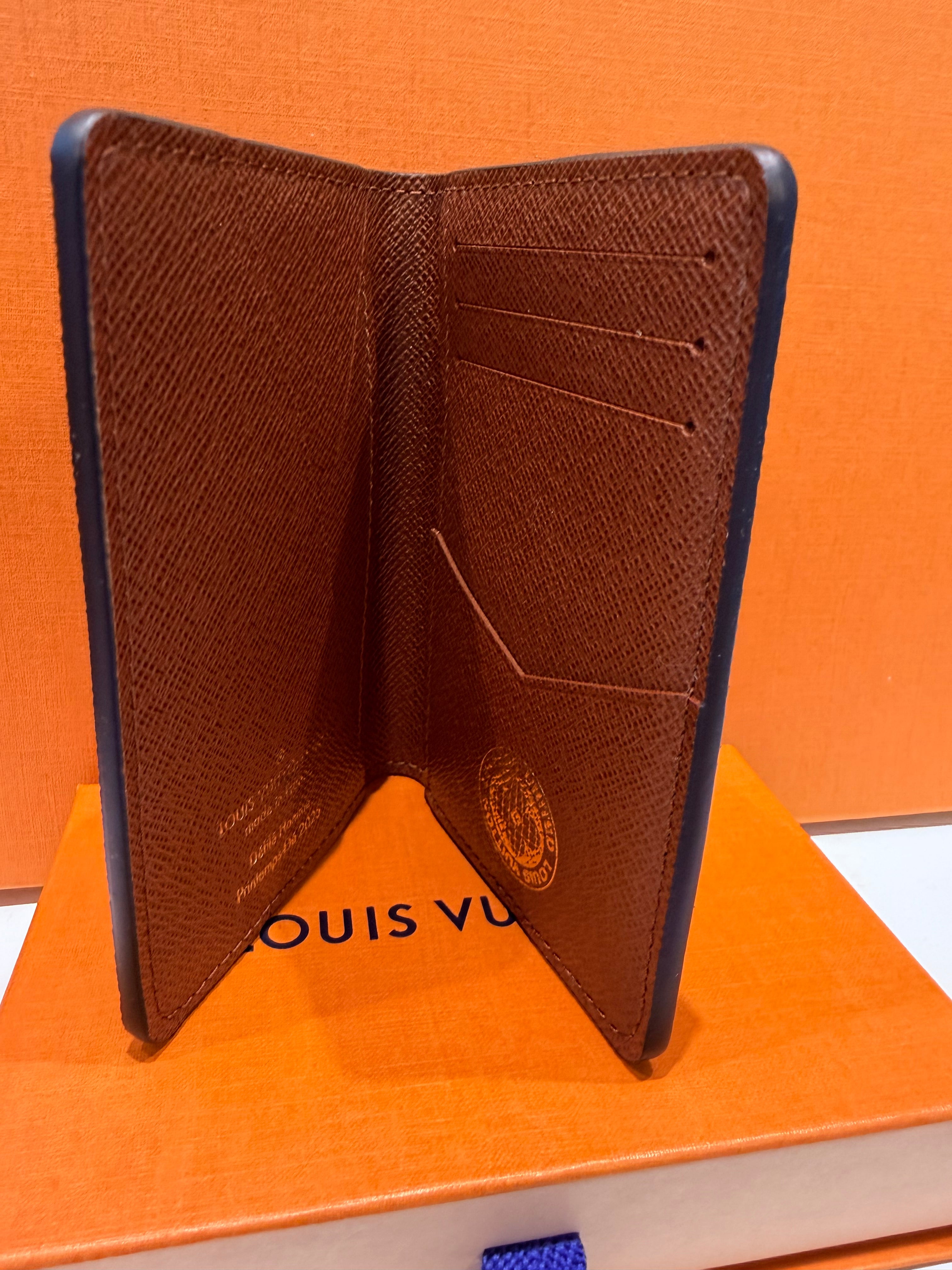 Louis Vuitton Pocket Organizer in LVers Damier Ebene Multicolor canvas