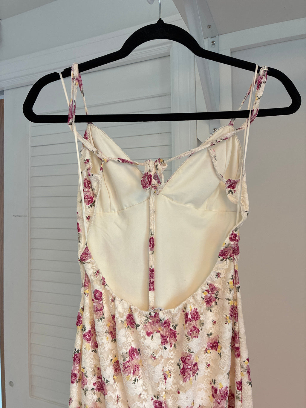 Garage Lace Floral Maxi-Dress