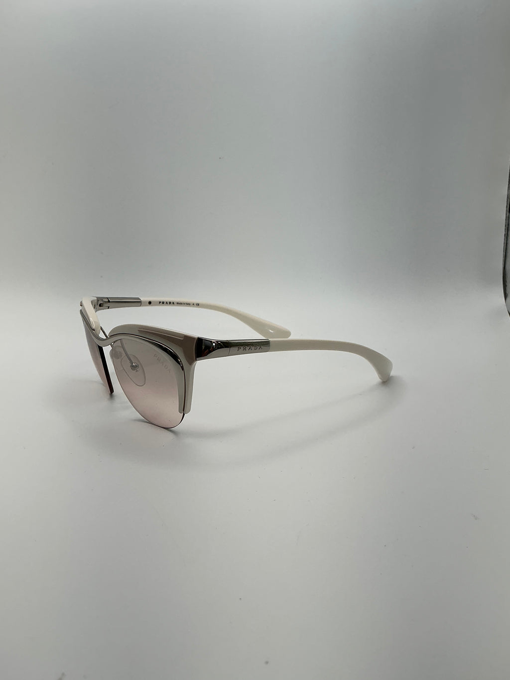 Prada 61O 49-17-140 Silver Brown/Ivory 1BC-1J1