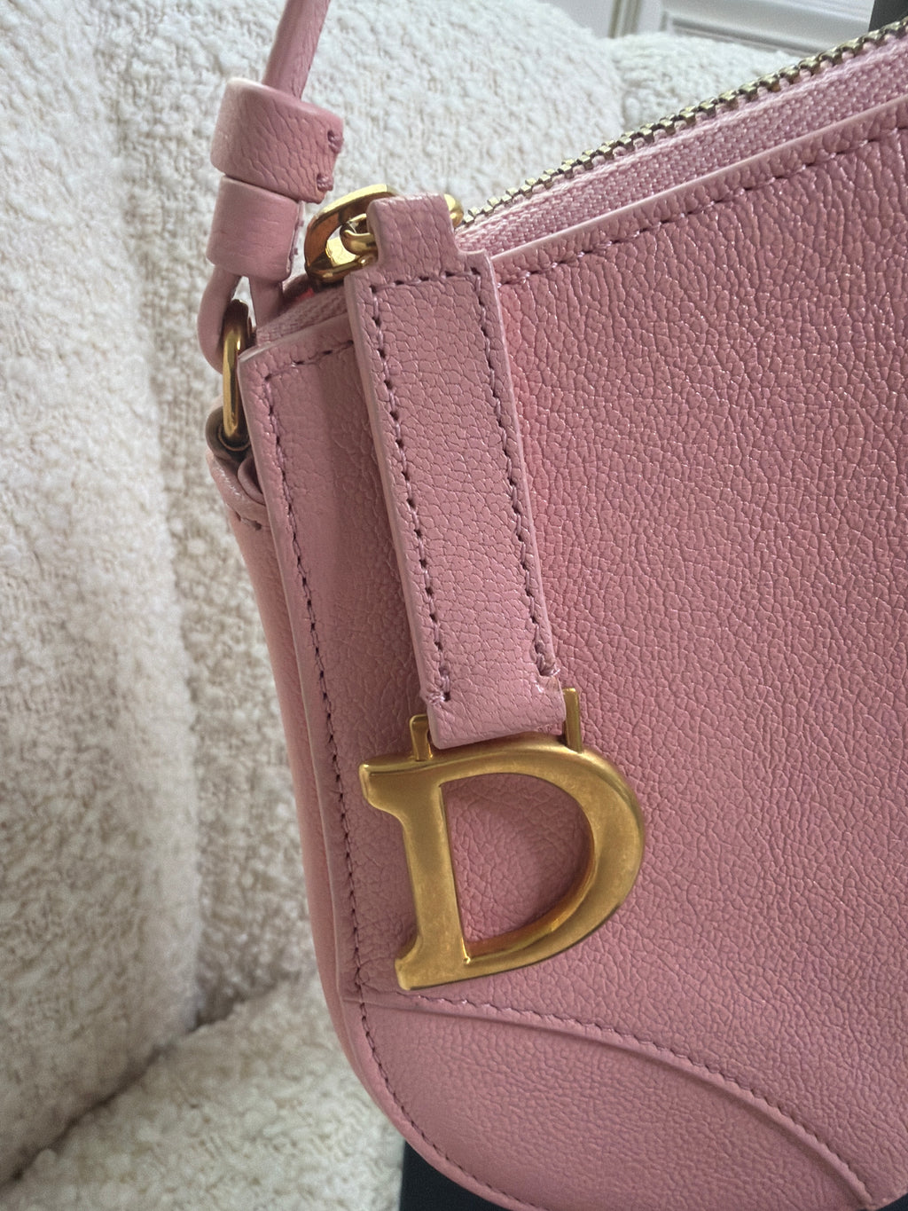 Dior Rodeo Melocoton Pink Goatskin