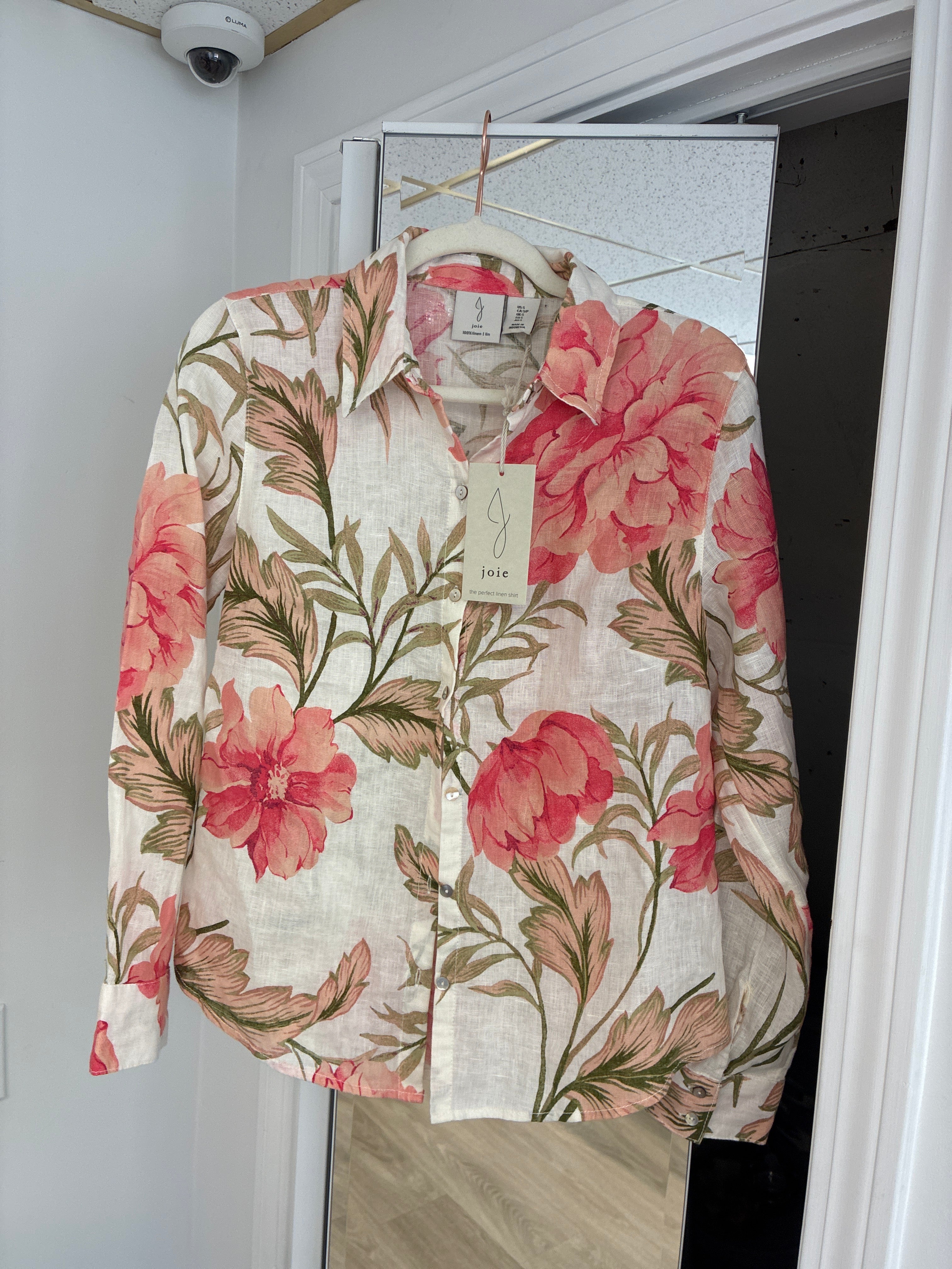 Joie 100% Linen Blouse