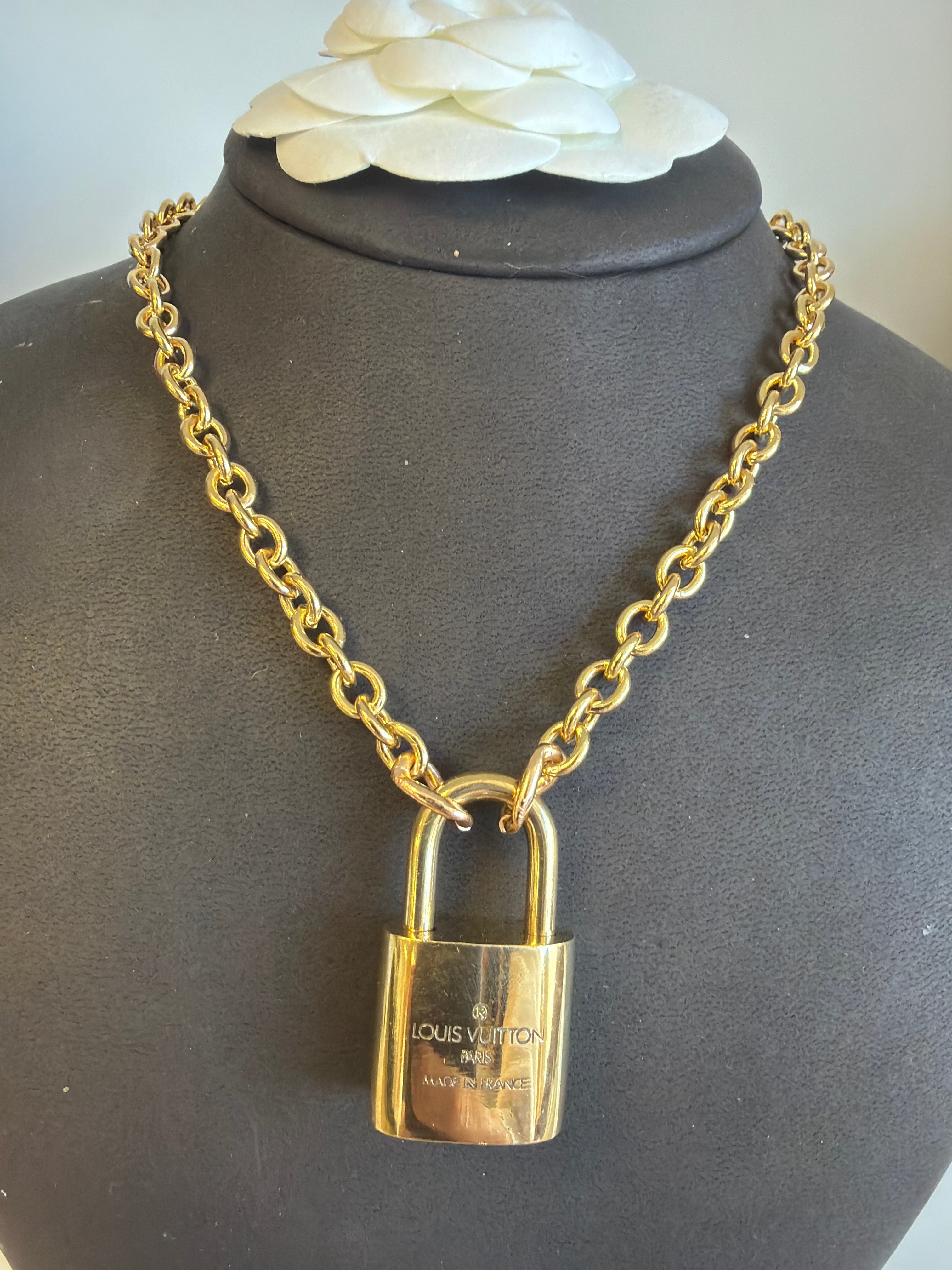 Louis Vuitton Lock & Key Necklace