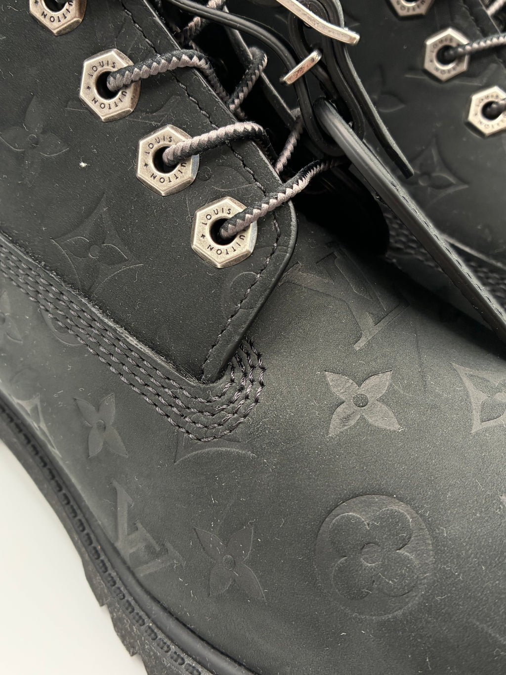Louis Vuitton x Timberland 6-Inch Ankle Boot Embossed Monogram - Black