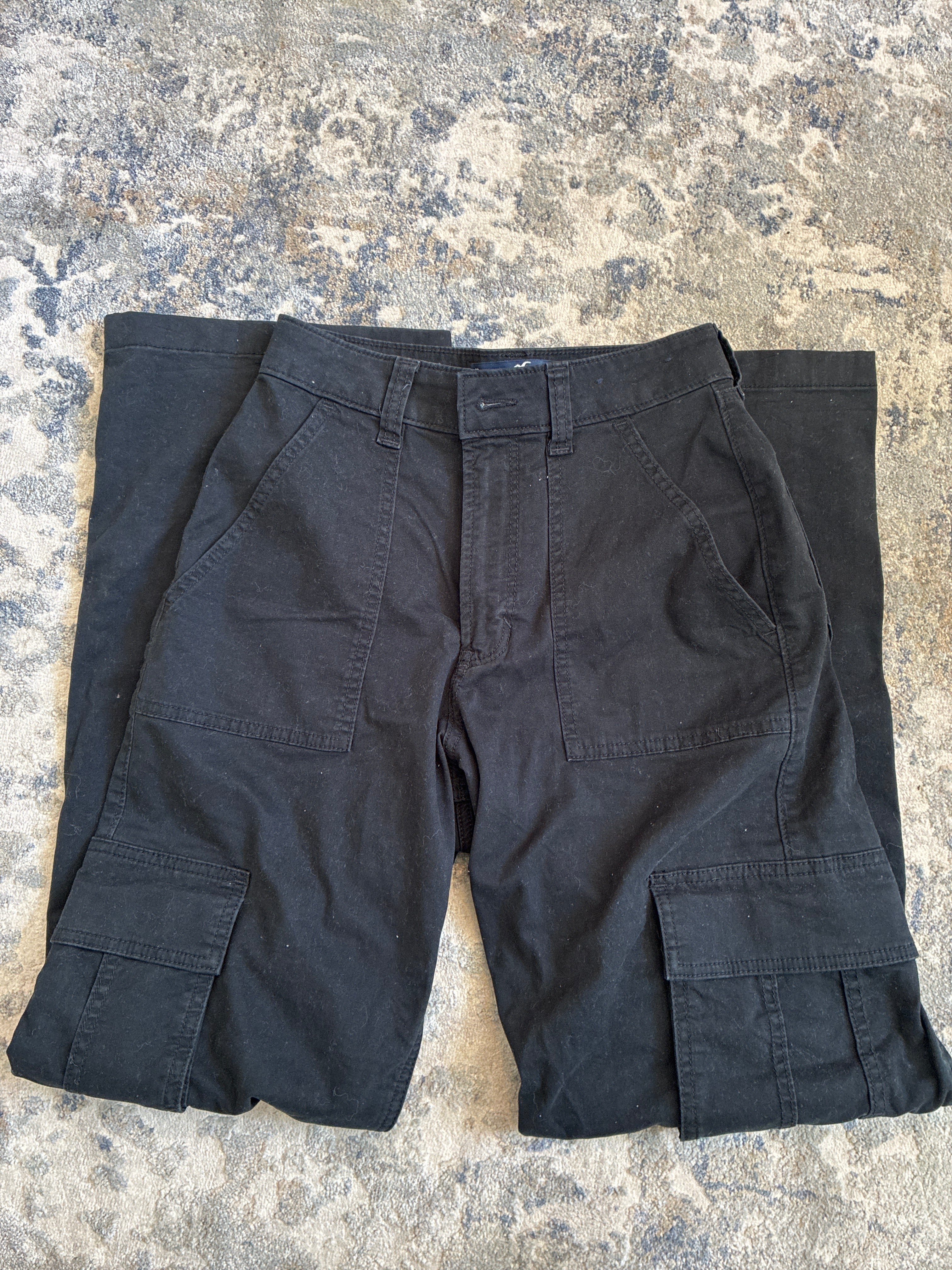 Black Baggy Cargo Pants