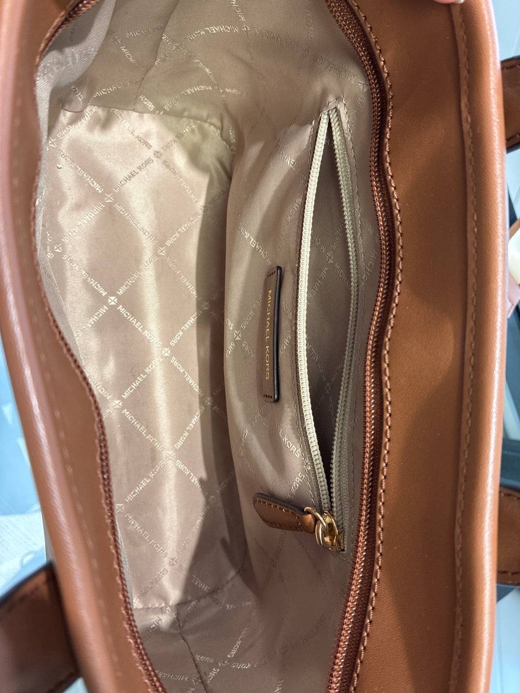 Michael Kors Luisa Medium Signature Logo Satchel