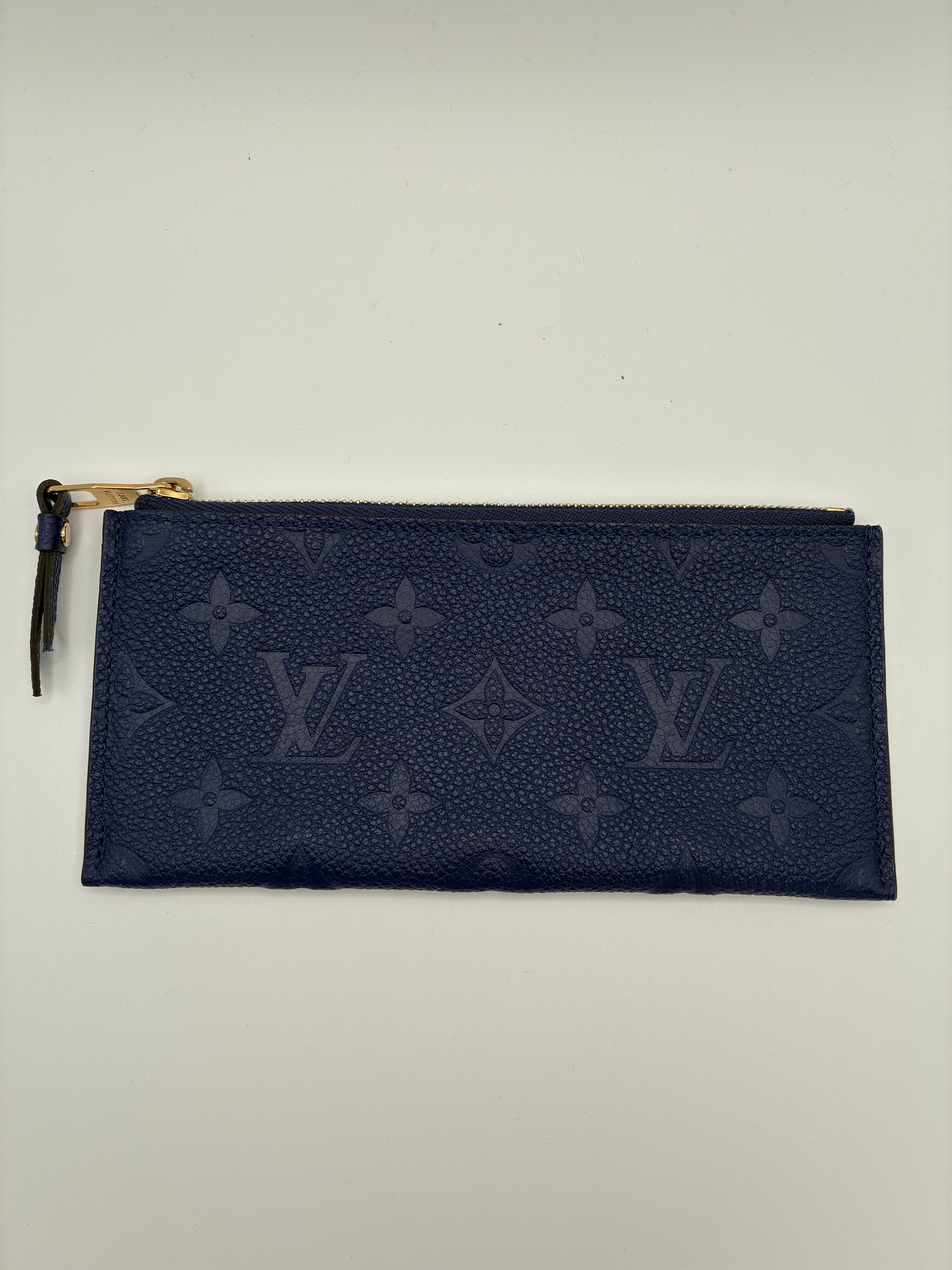 Louis Vuitton Iris Monogram Empreinte Portefeuille Curieuse Wallet & Zipper pouch