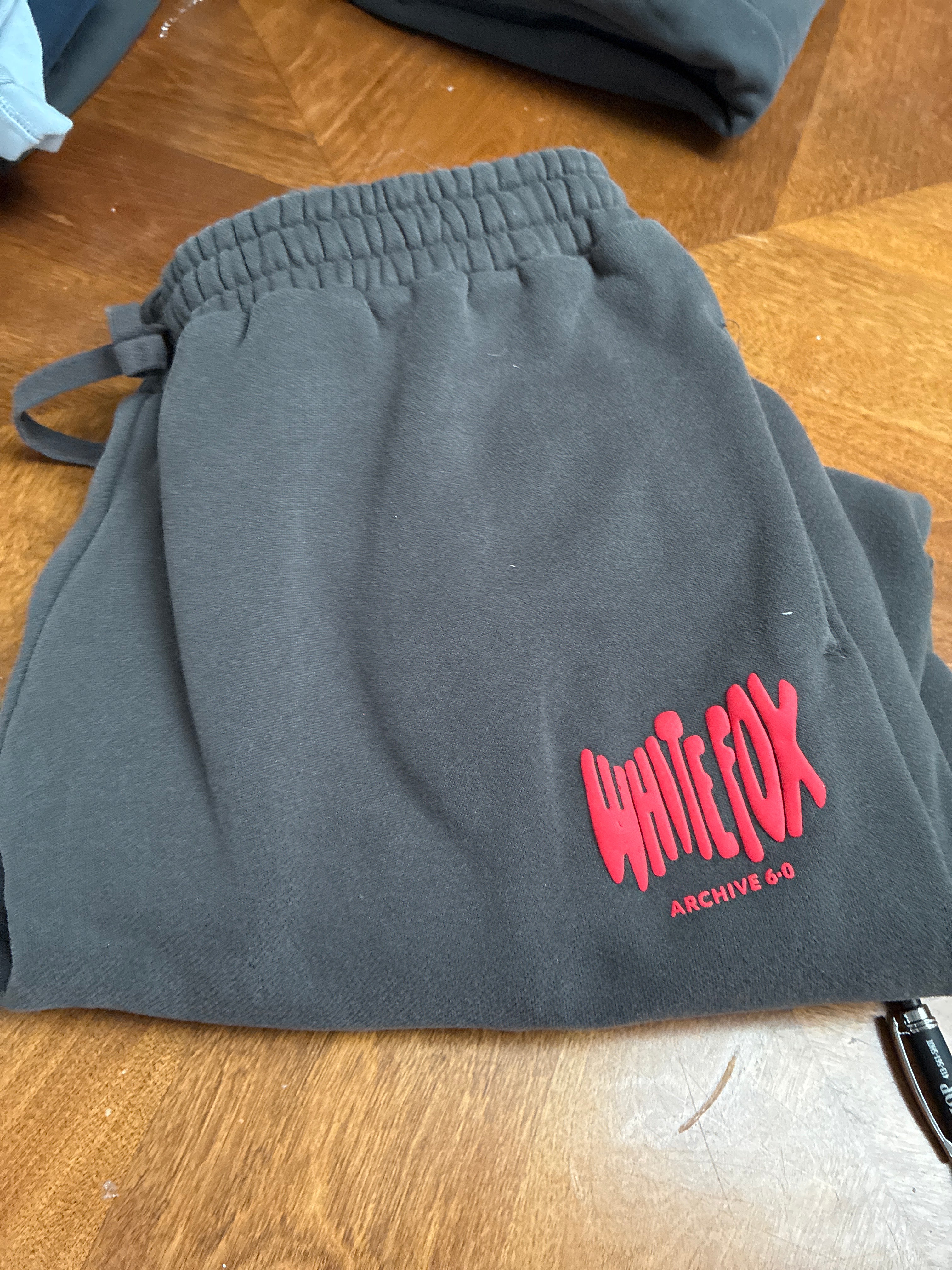 Sweatpants- White Fox