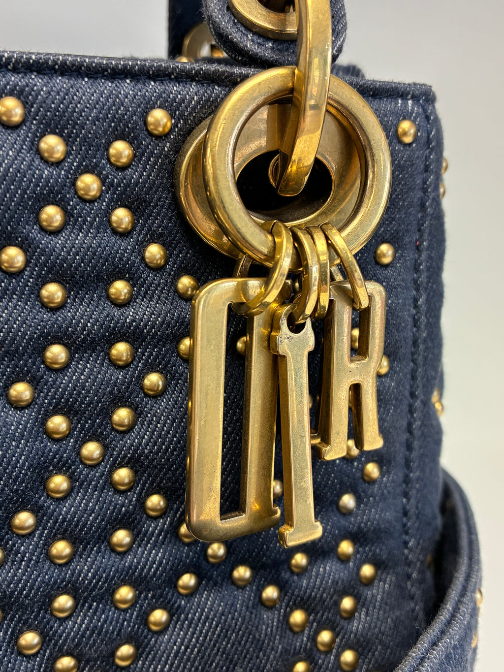 Christian Dior - Supple Mini Lady Dior Denim Handbag