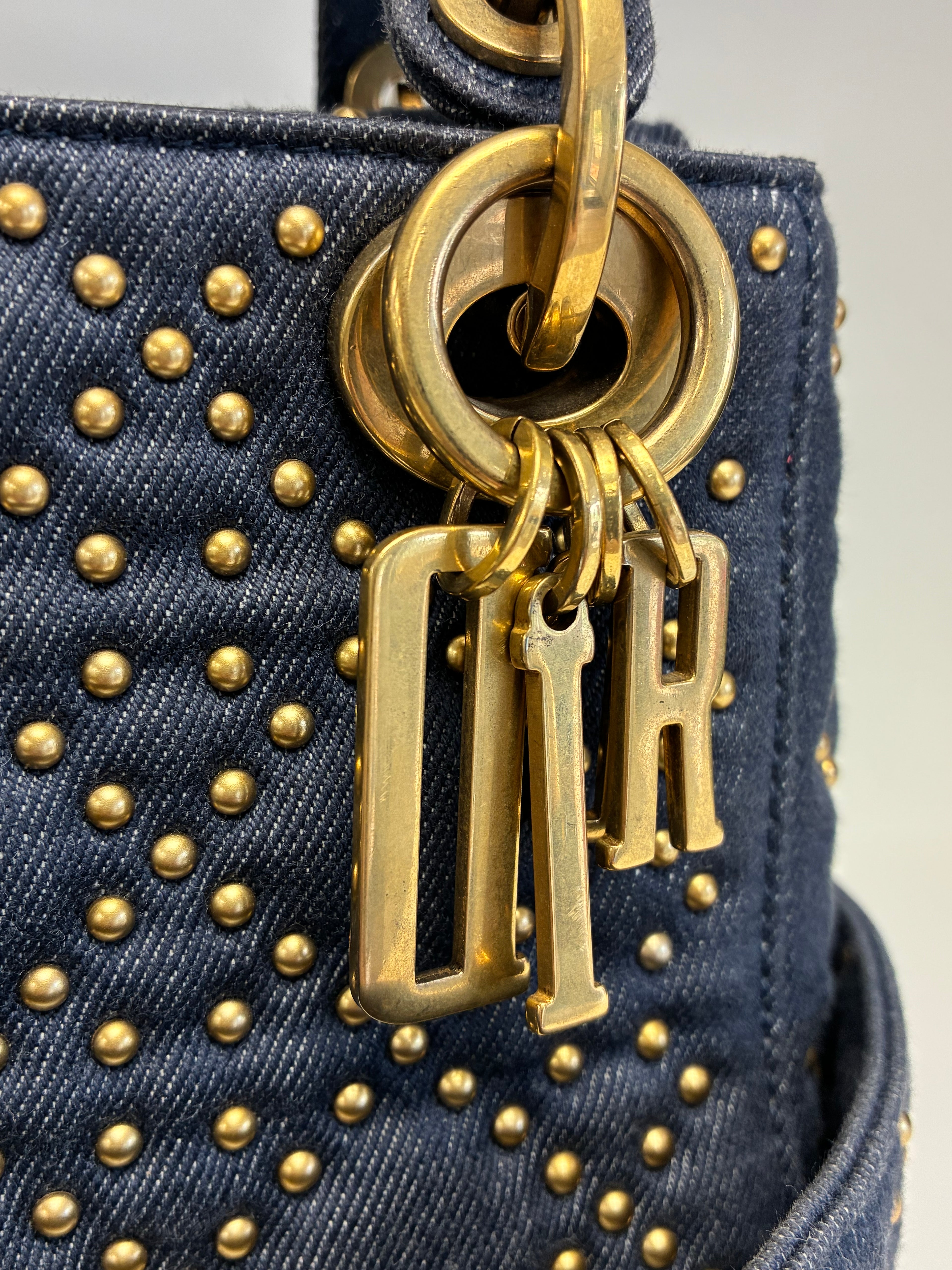 Christian Dior - Supple Mini Lady Dior Denim Handbag