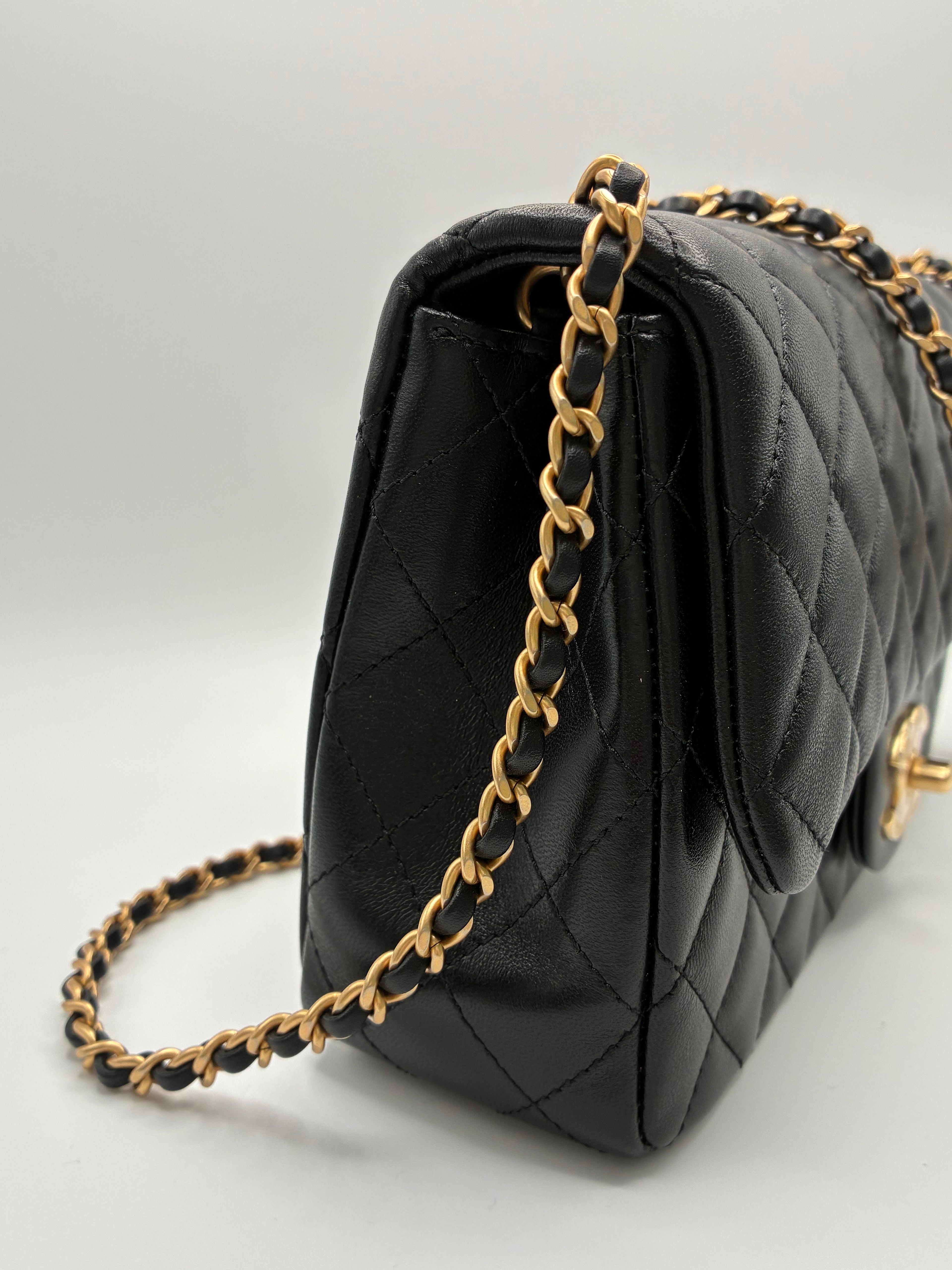 Chanel Black Small Flap Bag Lambskin- 2025 Never used