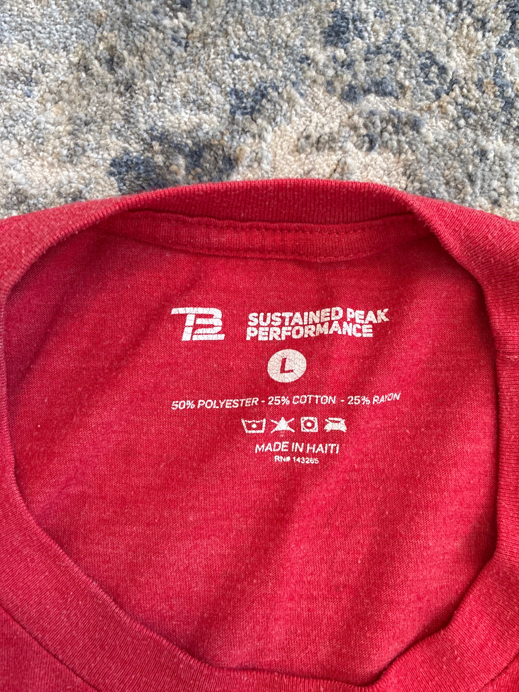 TB12 Red Logo Tee