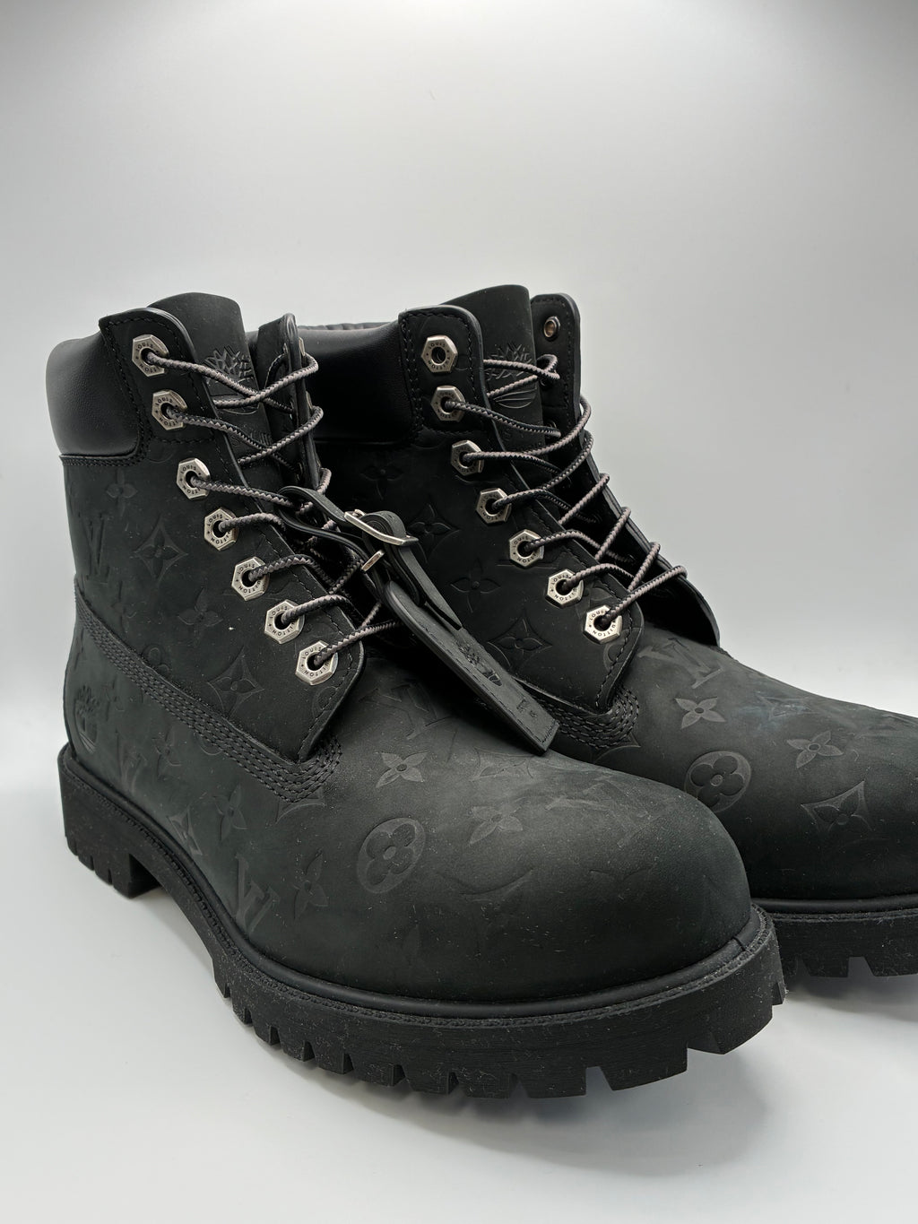 Louis Vuitton x Timberland 6-Inch Ankle Boot Embossed Monogram - Black