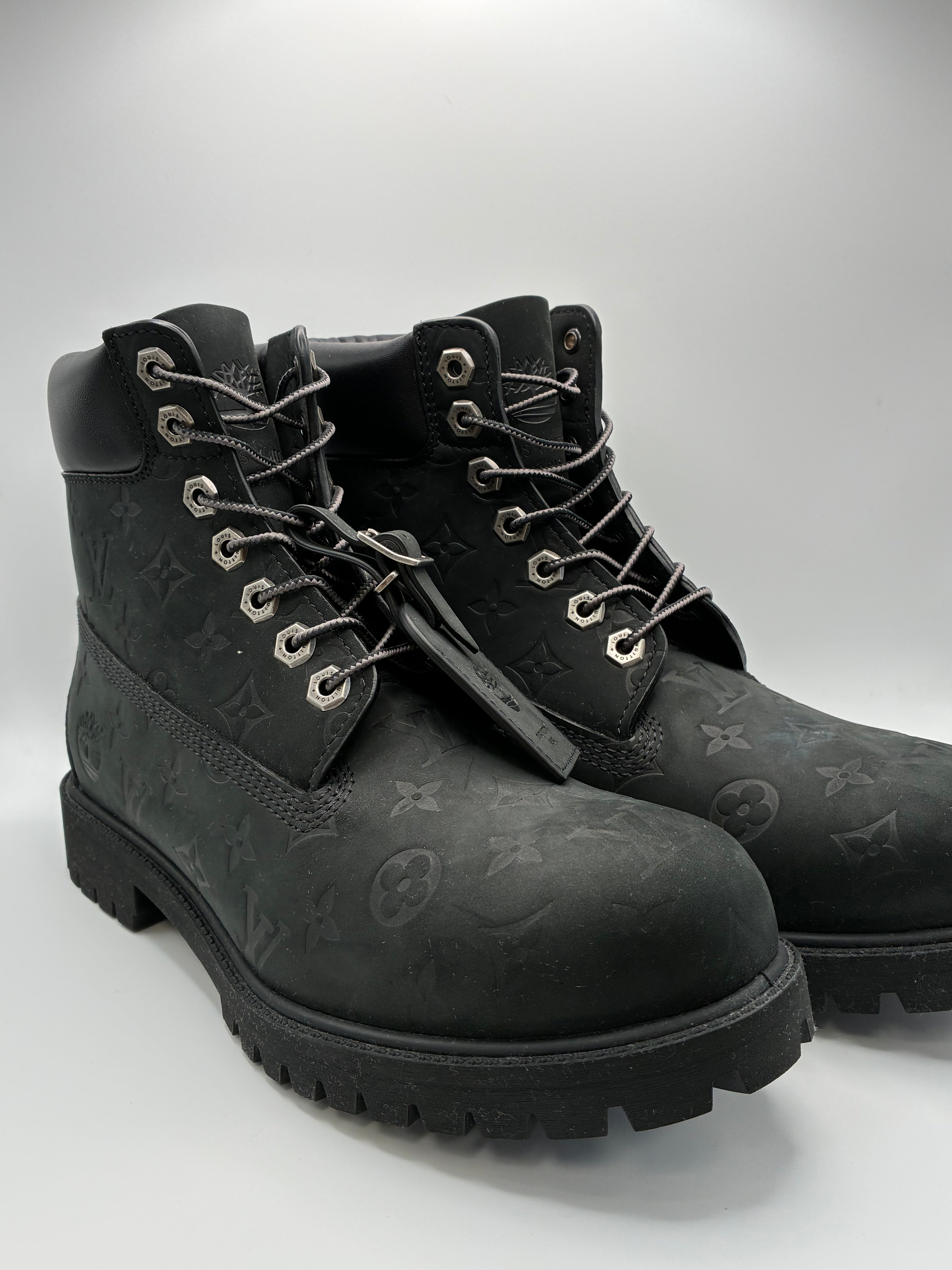 Louis Vuitton x Timberland 6-Inch Ankle Boot Embossed Monogram - Black