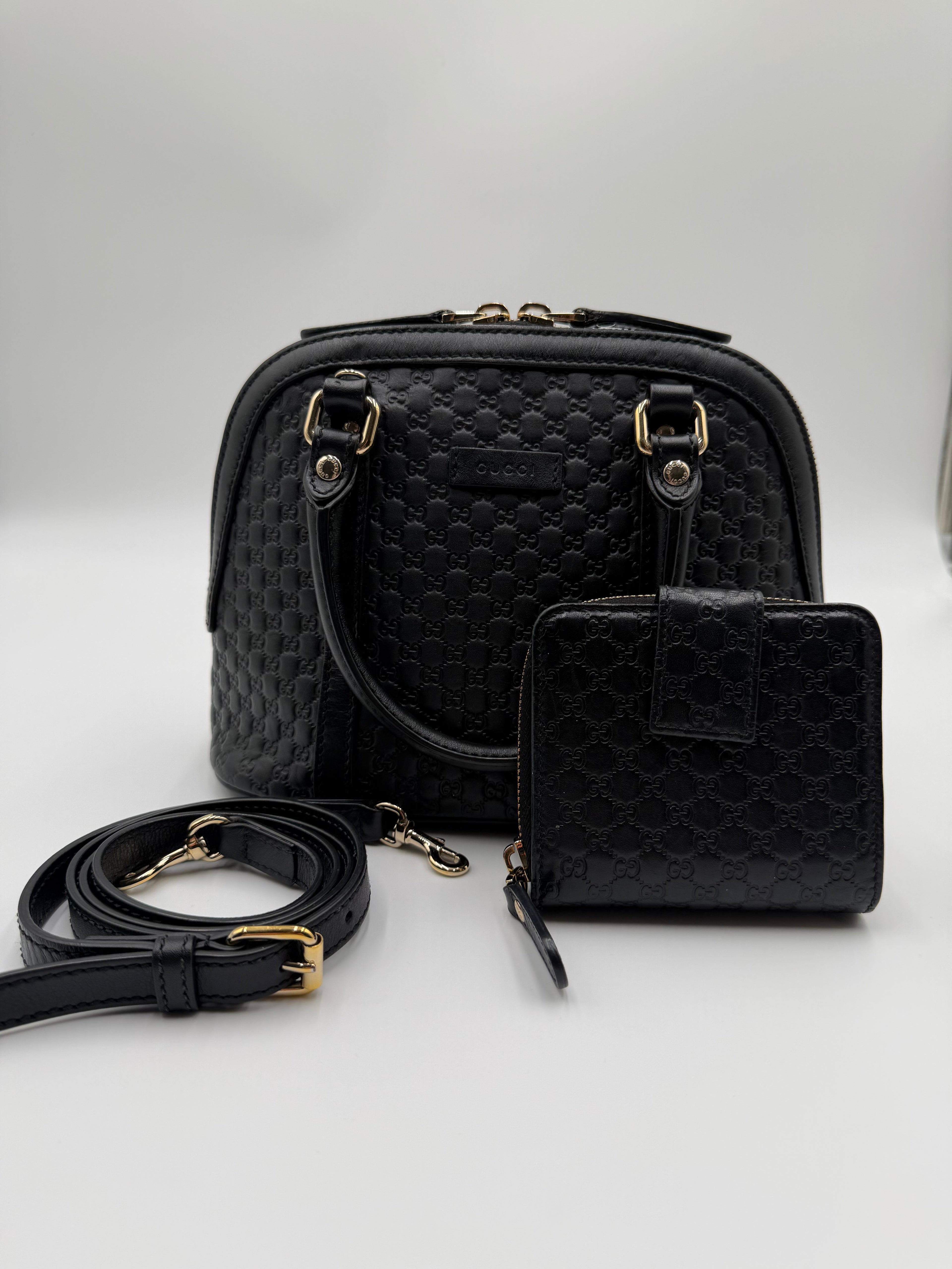 Gucci Microguccissima Mini Dome bag & Wallet