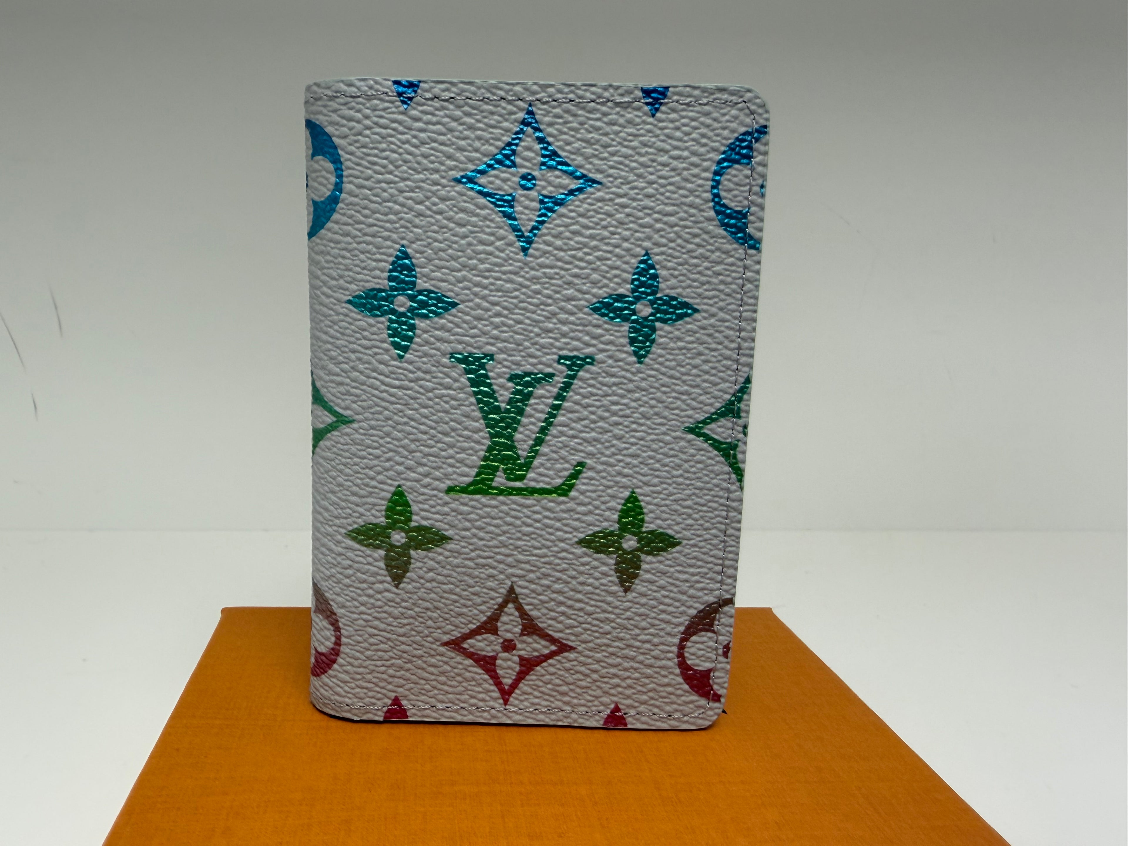 Louis Vuitton Pocket Organizer in Monogram Iridescent Gradient Grey
