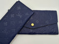 Louis Vuitton Iris Monogram Empreinte Portefeuille Curieuse Wallet & Zipper pouch