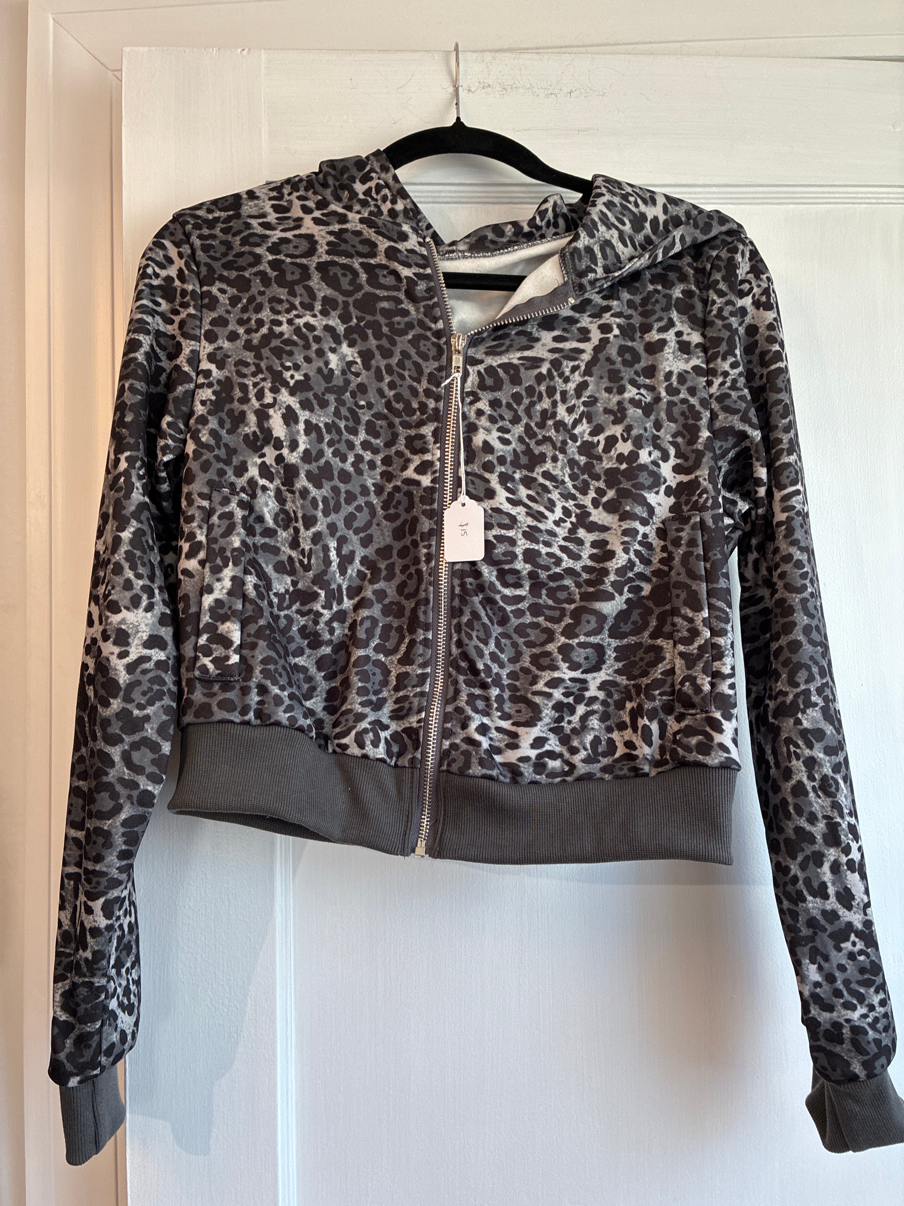 Zip Up Cropped Hoodie