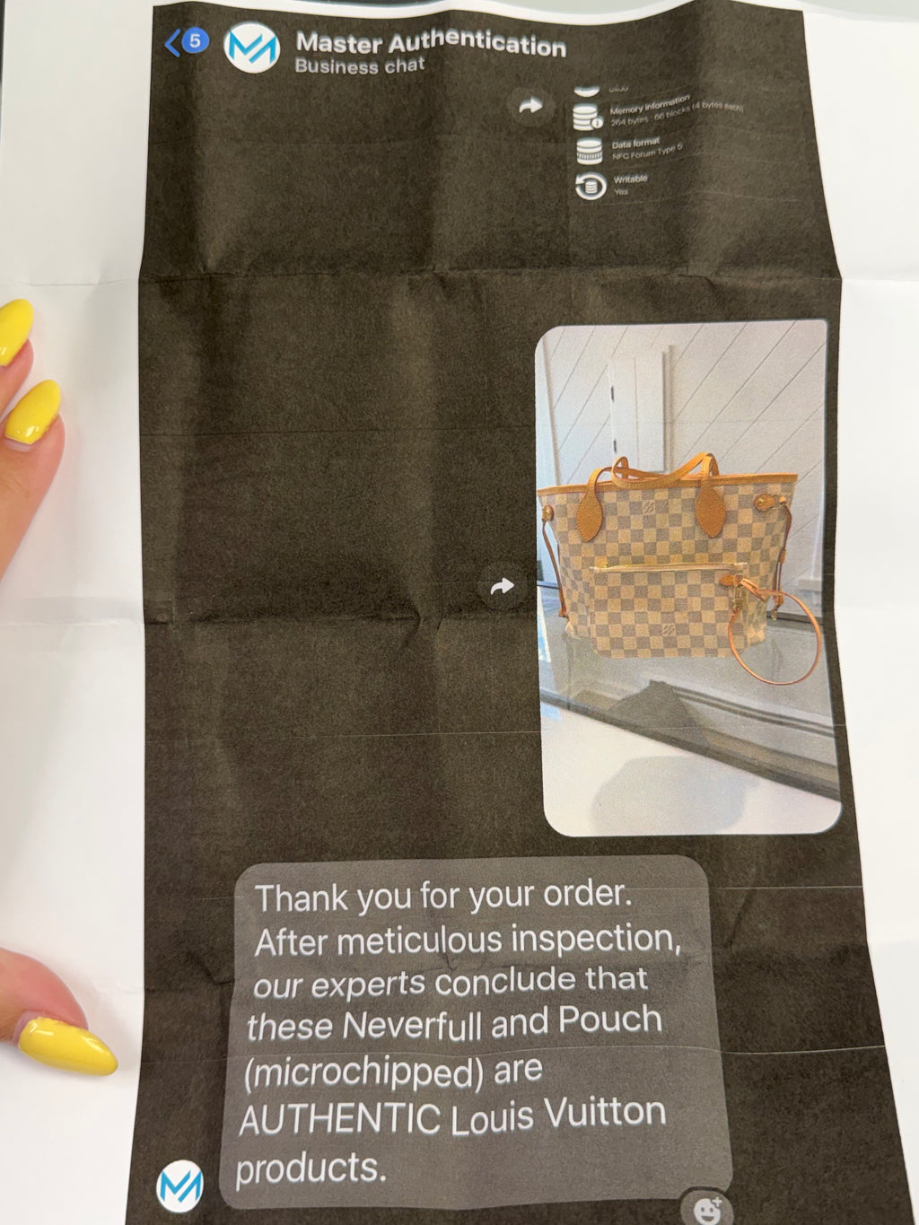 Louis Vuitton Neverfull PM Damier Azur