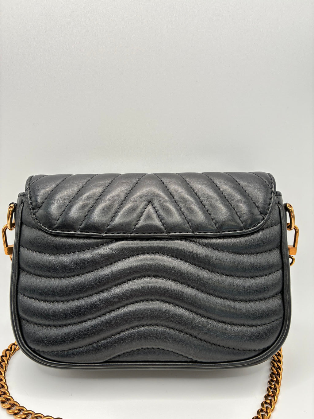 Louis Vuitton Calfskin New Wave Multi Pochette - Black Quilted Leather
