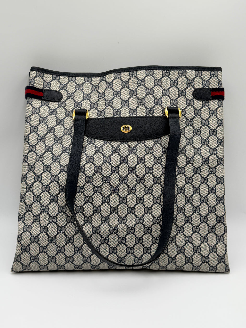 Gucci Navy Tote