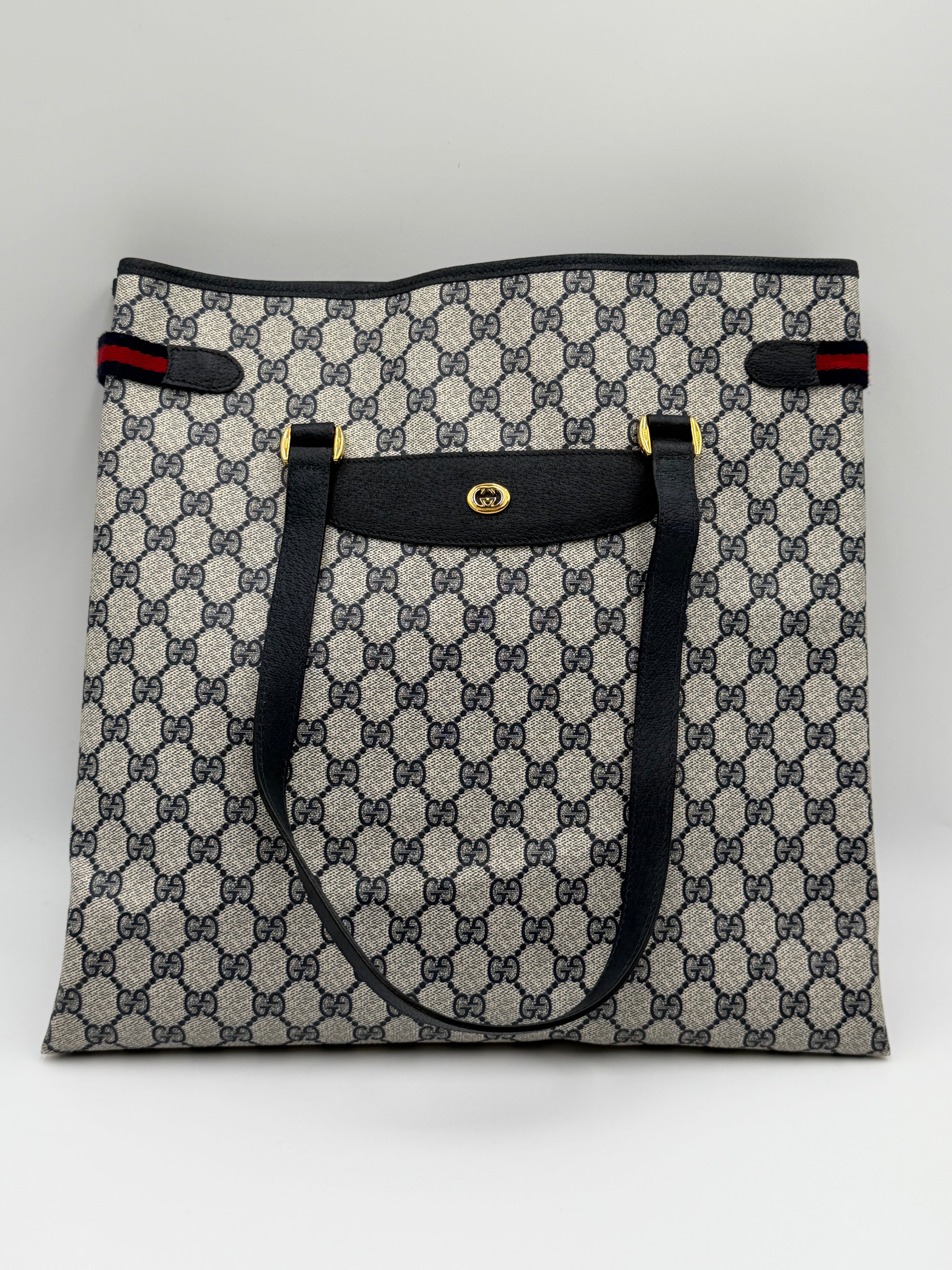 Gucci Navy Tote