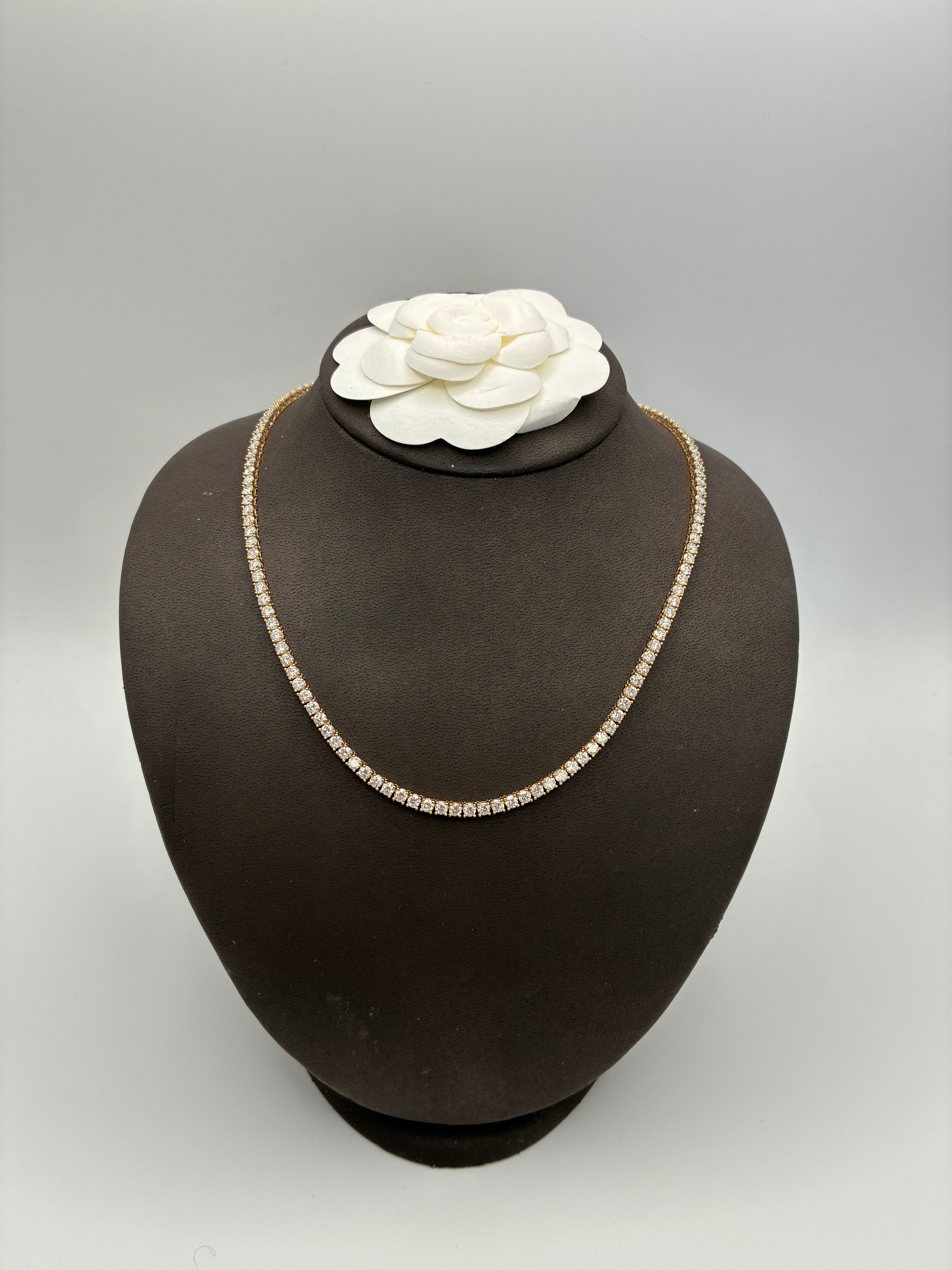 Tennis Necklace 13.625 CT