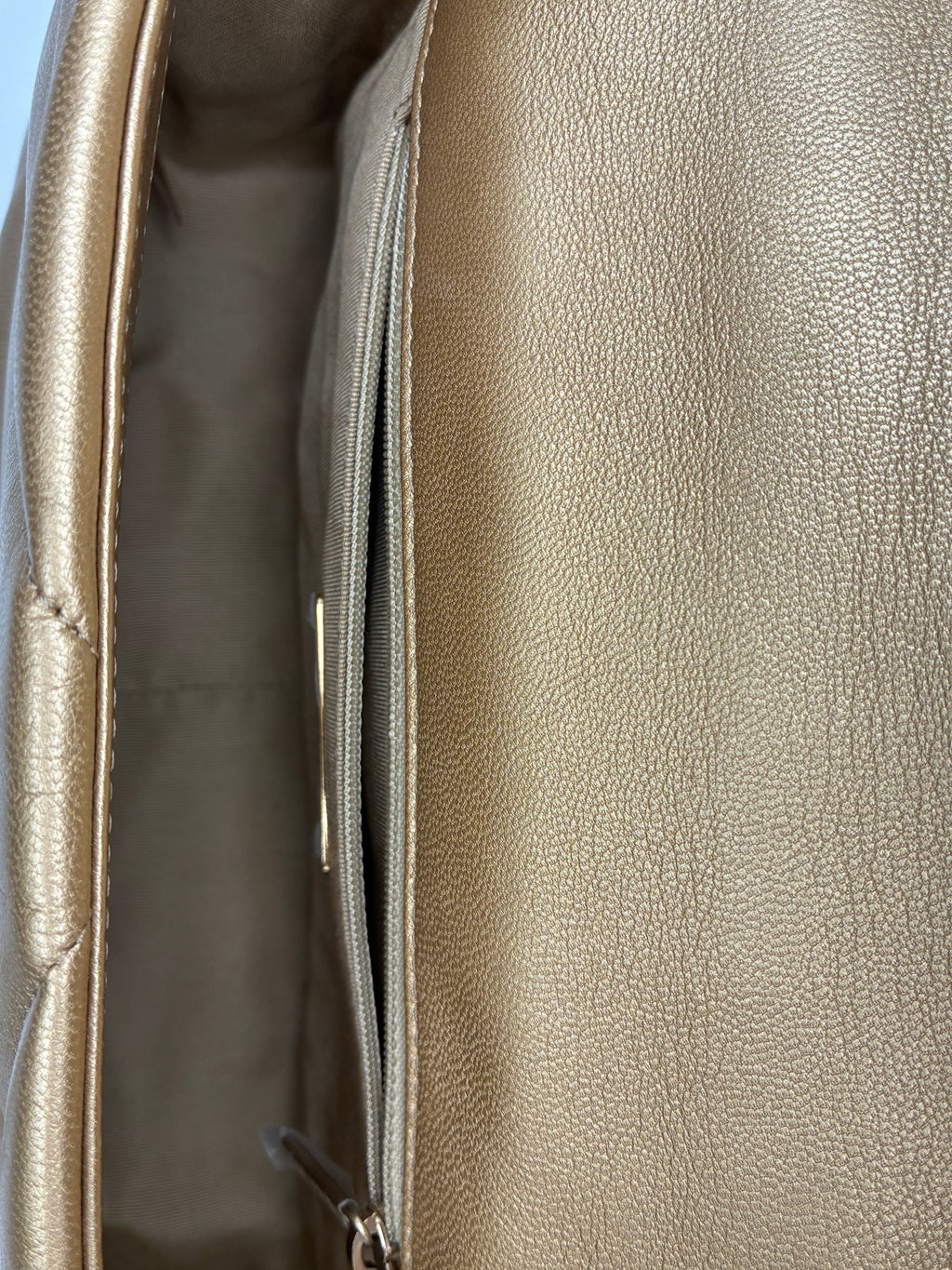 Chanel C19 - Metallic Gold - Size Small- Rare!