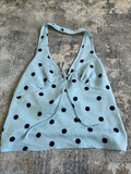 Thirty/Thirty Blue Polka Dot Halter