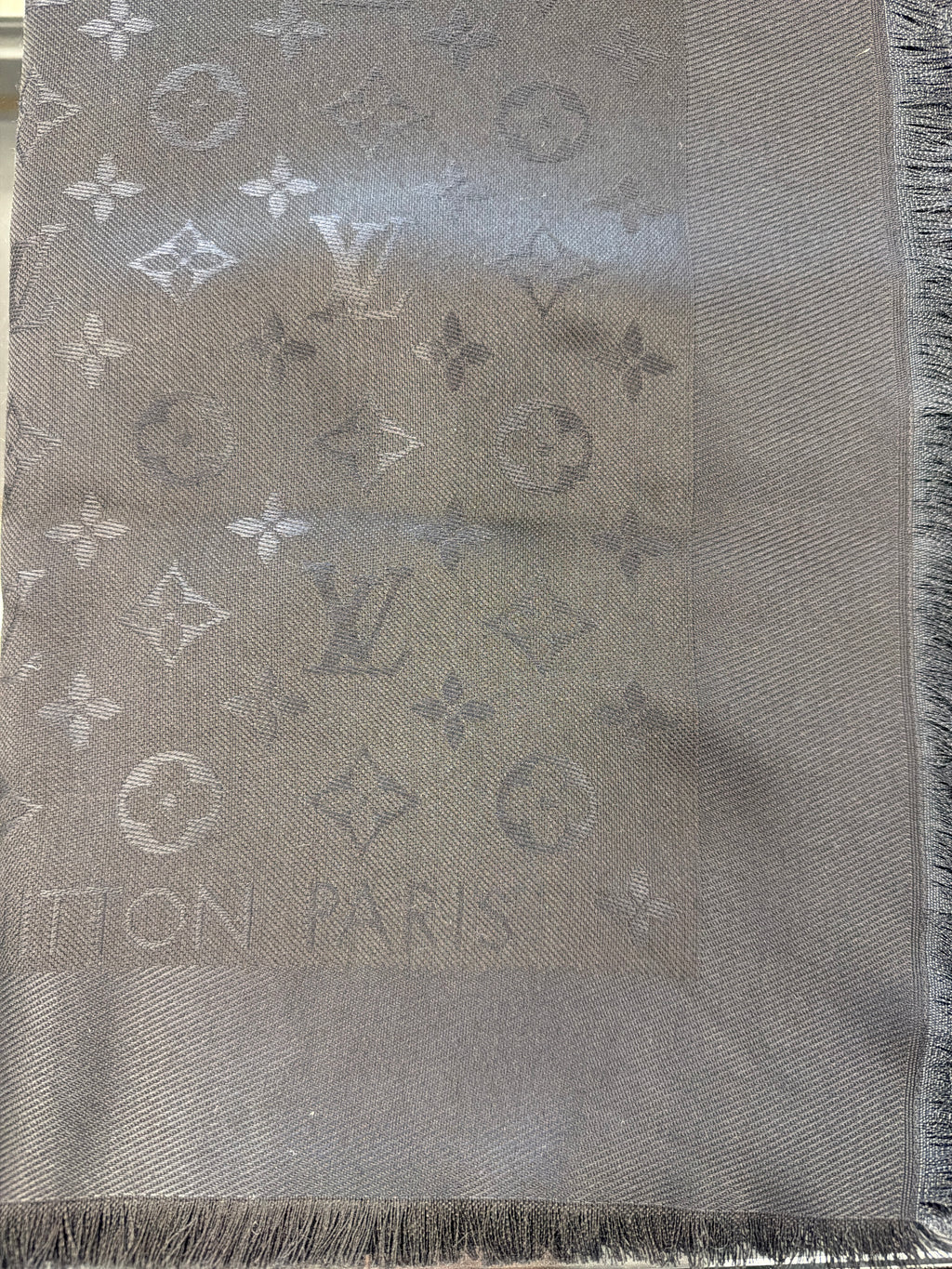 Louis Vuitton Monogram Shawl in Black