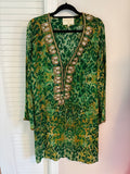 Sophia Alexia Emerald Leopard Dress