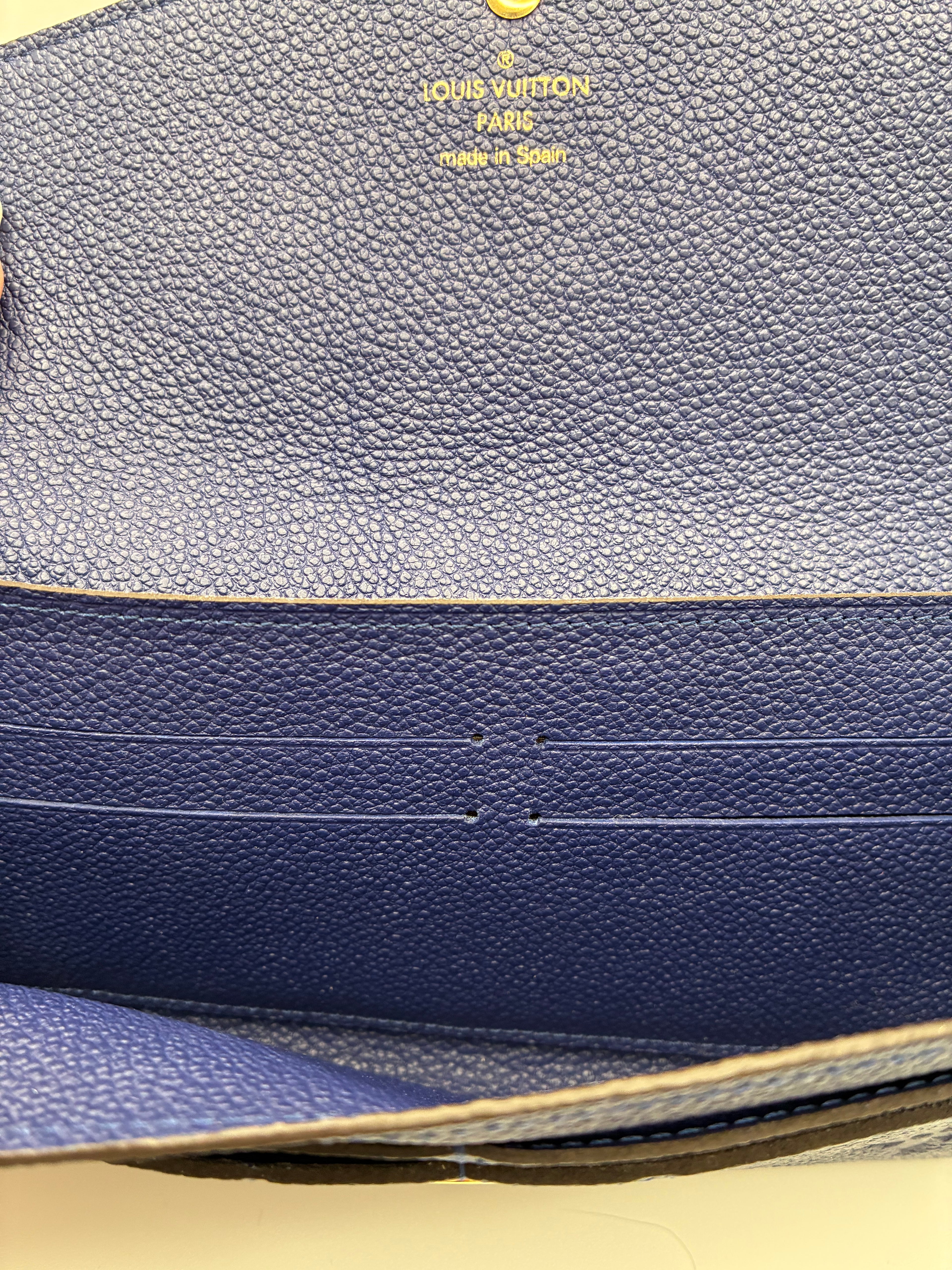 Louis Vuitton Iris Monogram Empreinte Portefeuille Curieuse Wallet & Zipper pouch