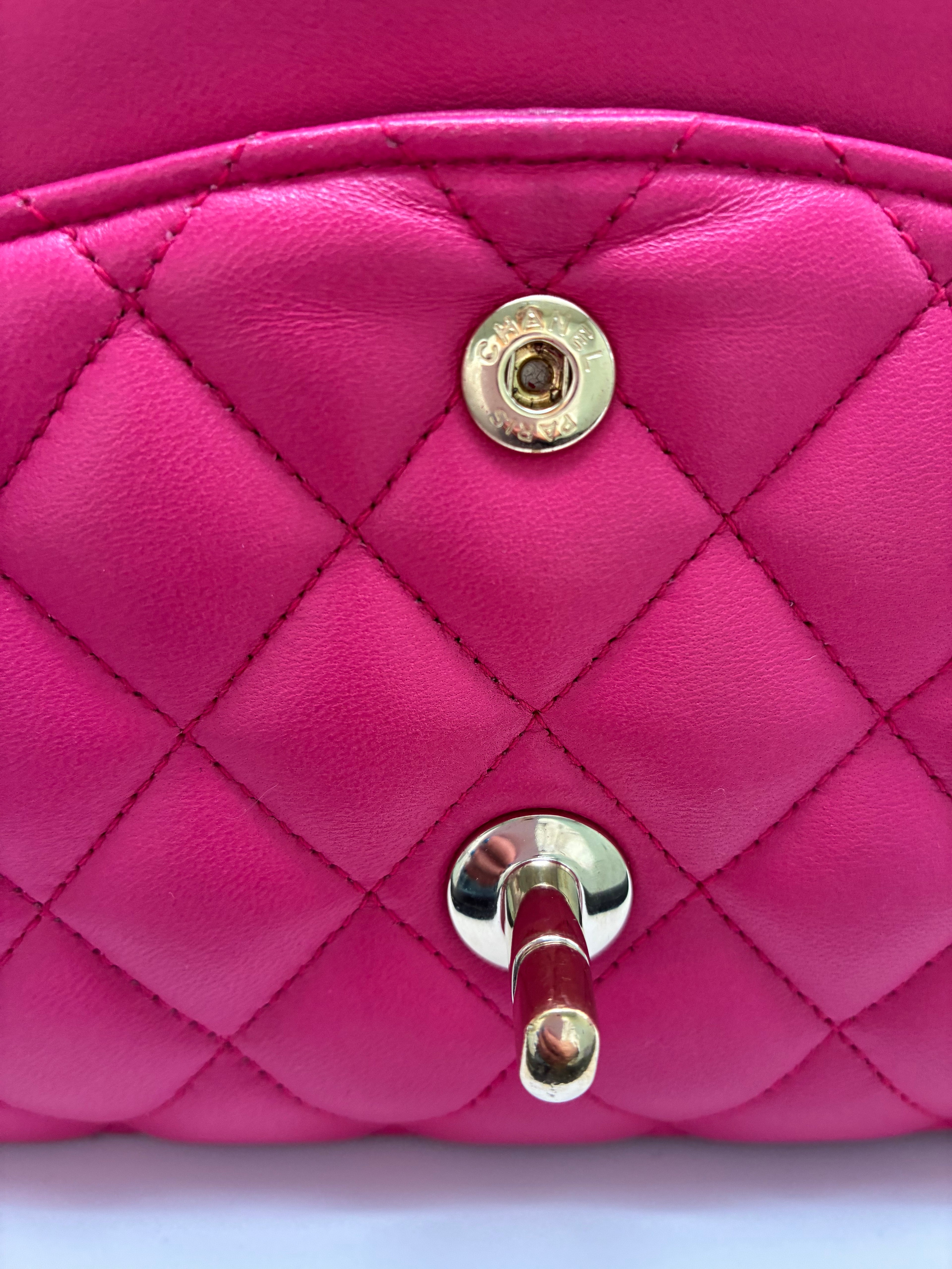 Chanel Pink Double Flap size Medium