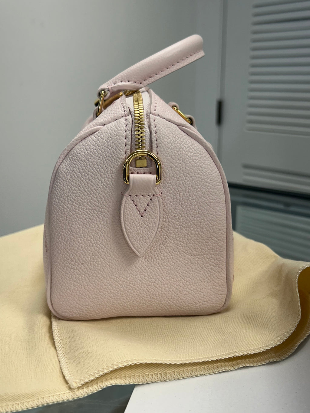 Louis Vuitton Speedy Bandouliere 20 🩷Pink Leather