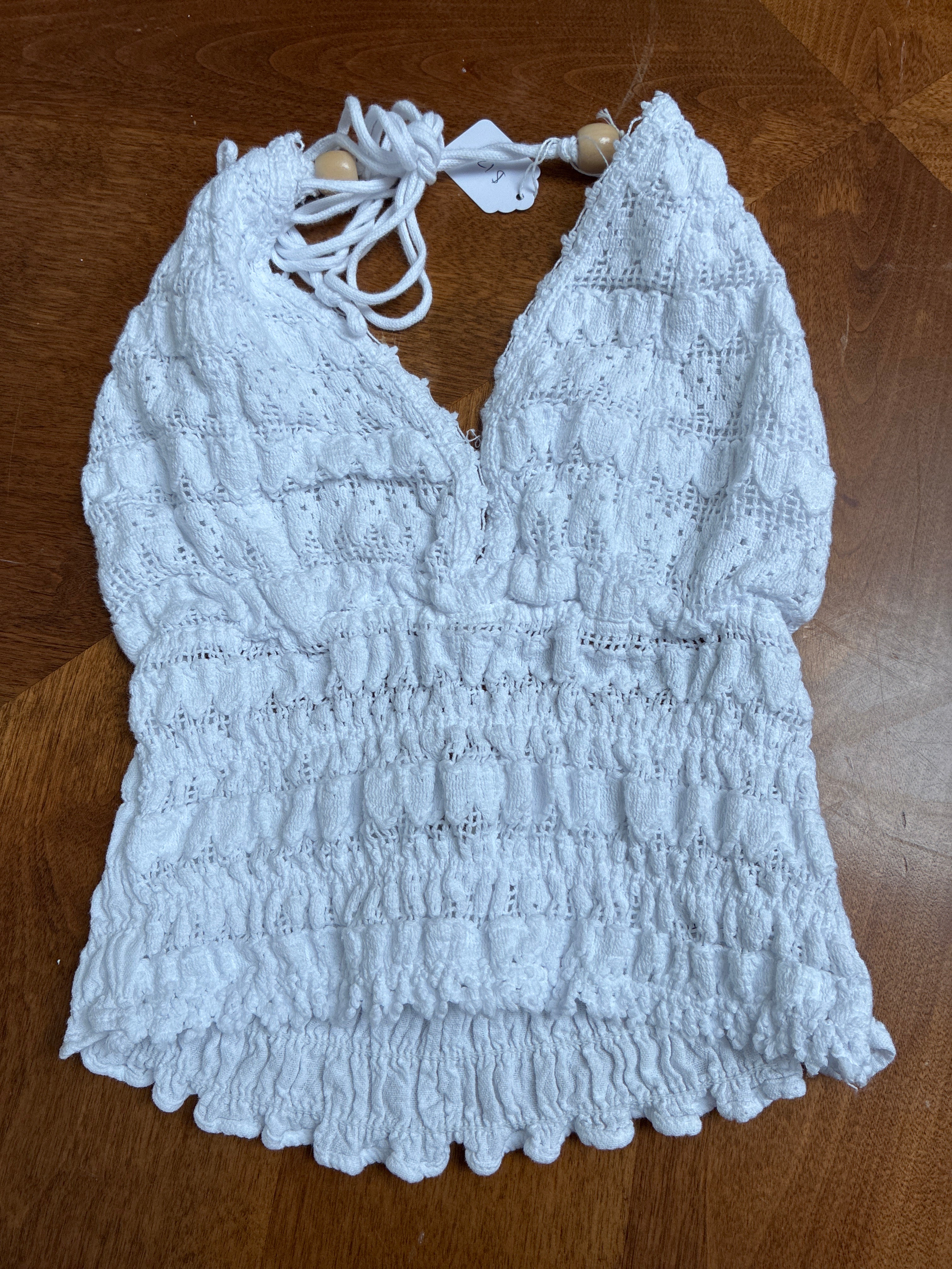 Halter Tank -Blanco