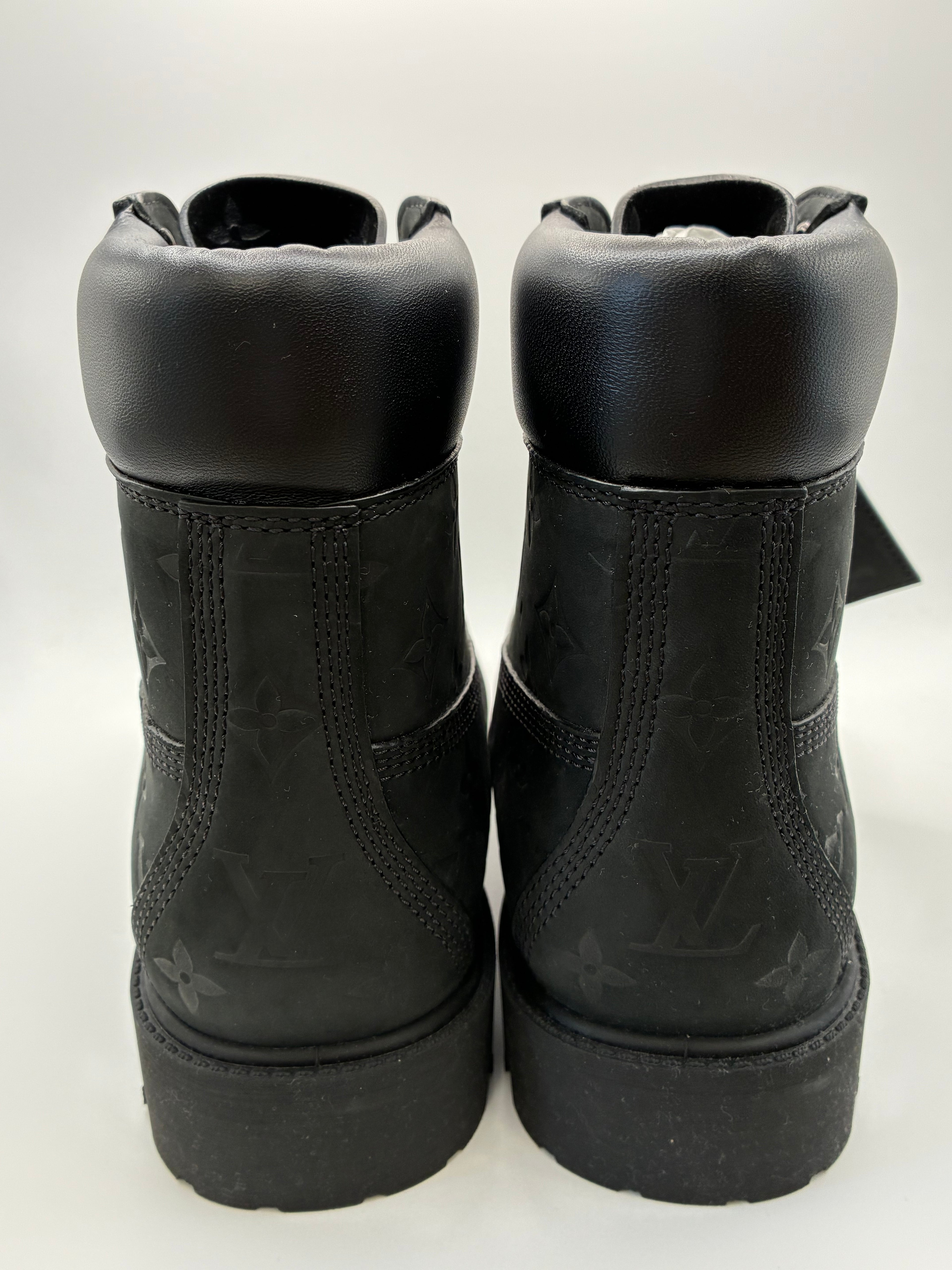 Louis Vuitton x Timberland 6-Inch Ankle Boot Embossed Monogram - Black