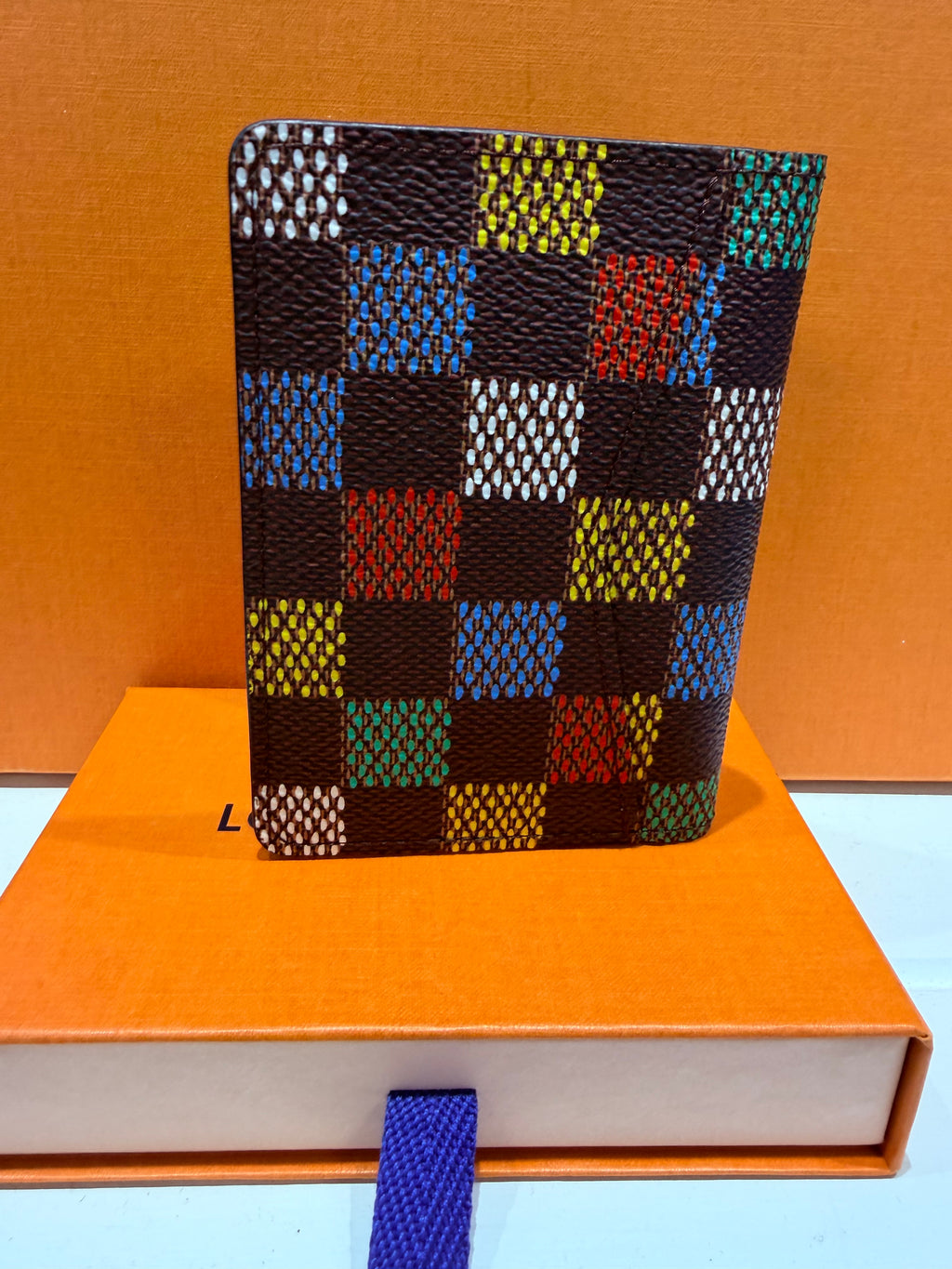 Louis Vuitton Pocket Organizer in LVers Damier Ebene Multicolor canvas