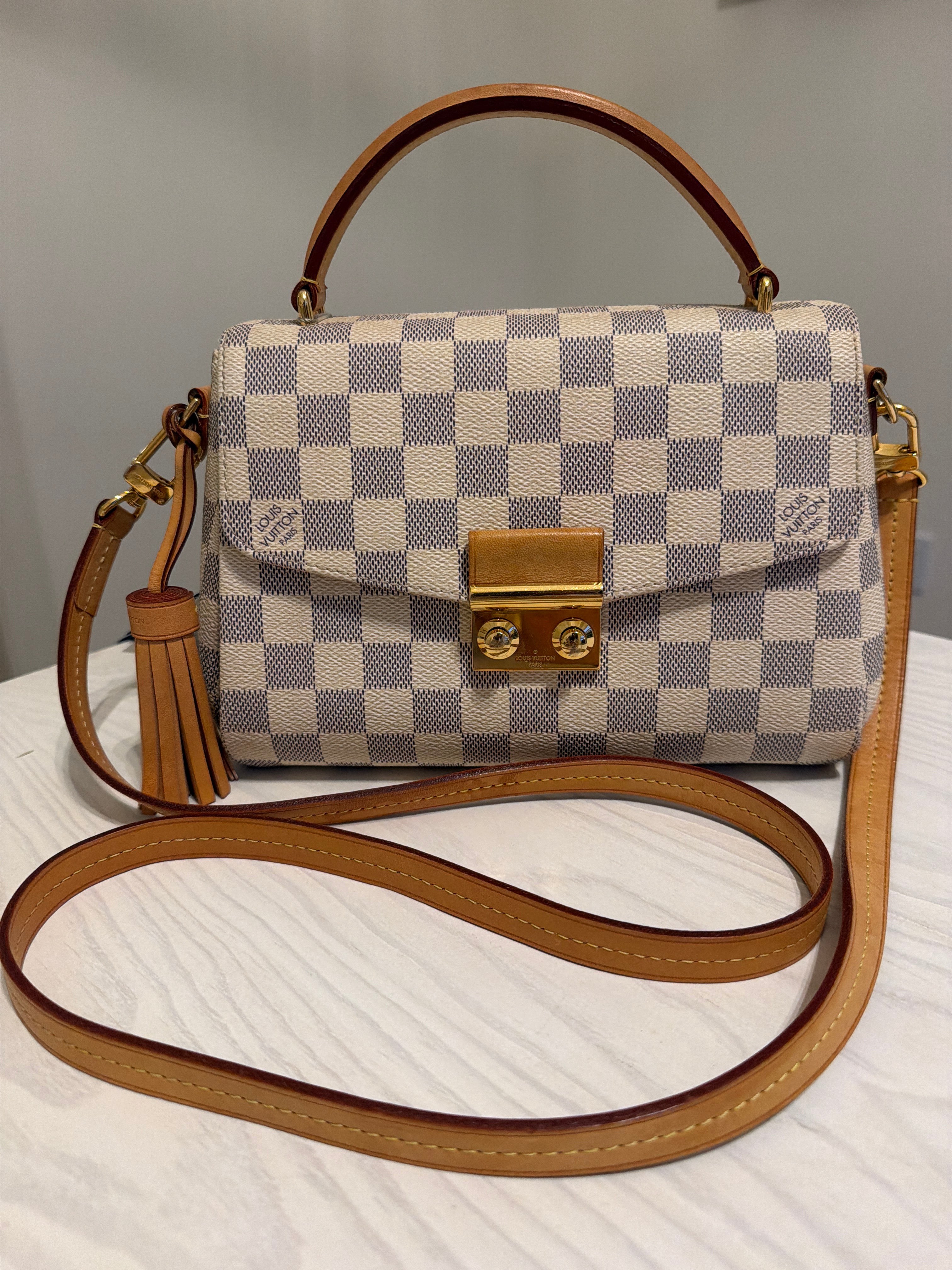 Croisette Damier Azur